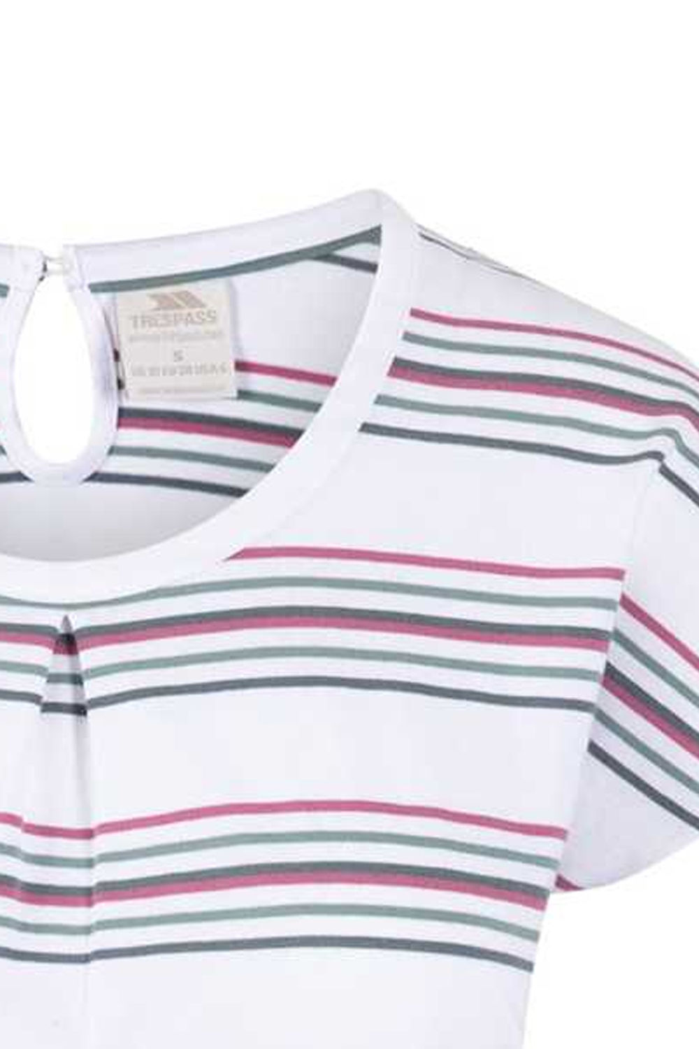Multi Lidia Round Neck Cotton Dress, Image 3 of 5