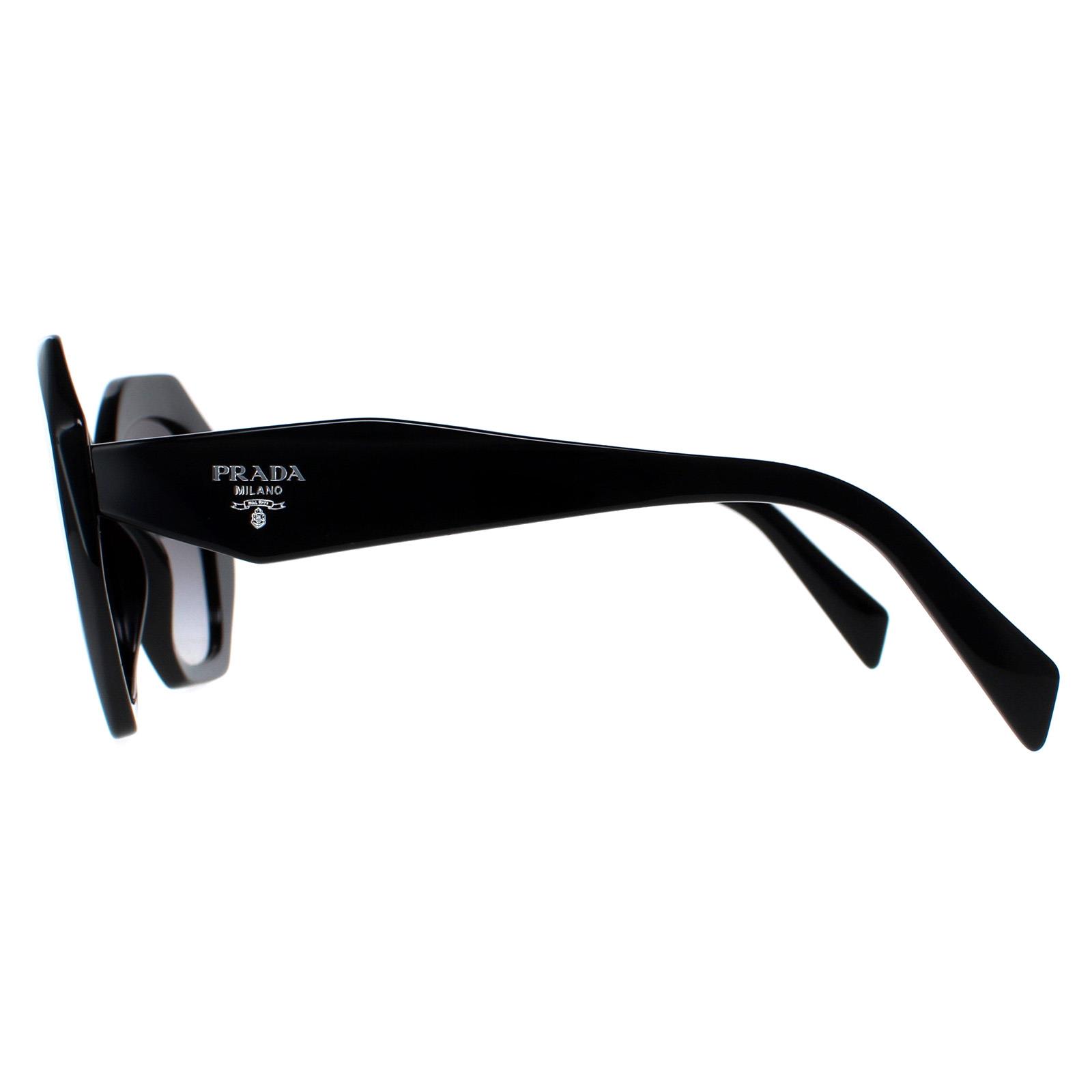 Black Prada Black Round Black Grey Gradient PR16WS, Image 3 of 6