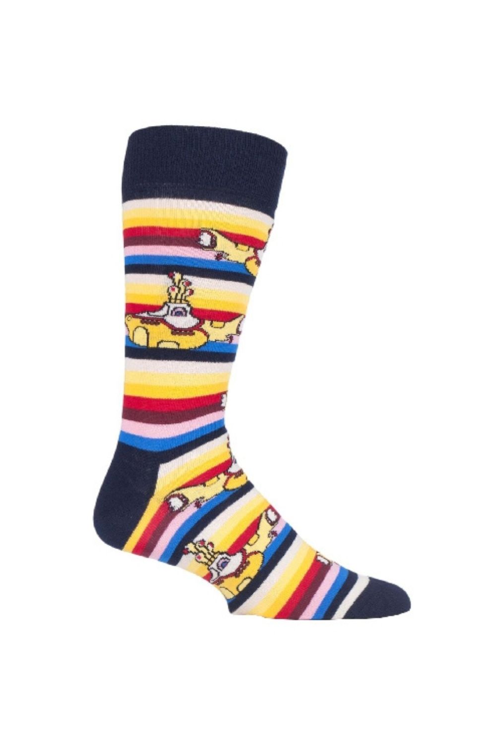 Yellow Official Licensed Band The Beatles Socks, Image 1 of 4