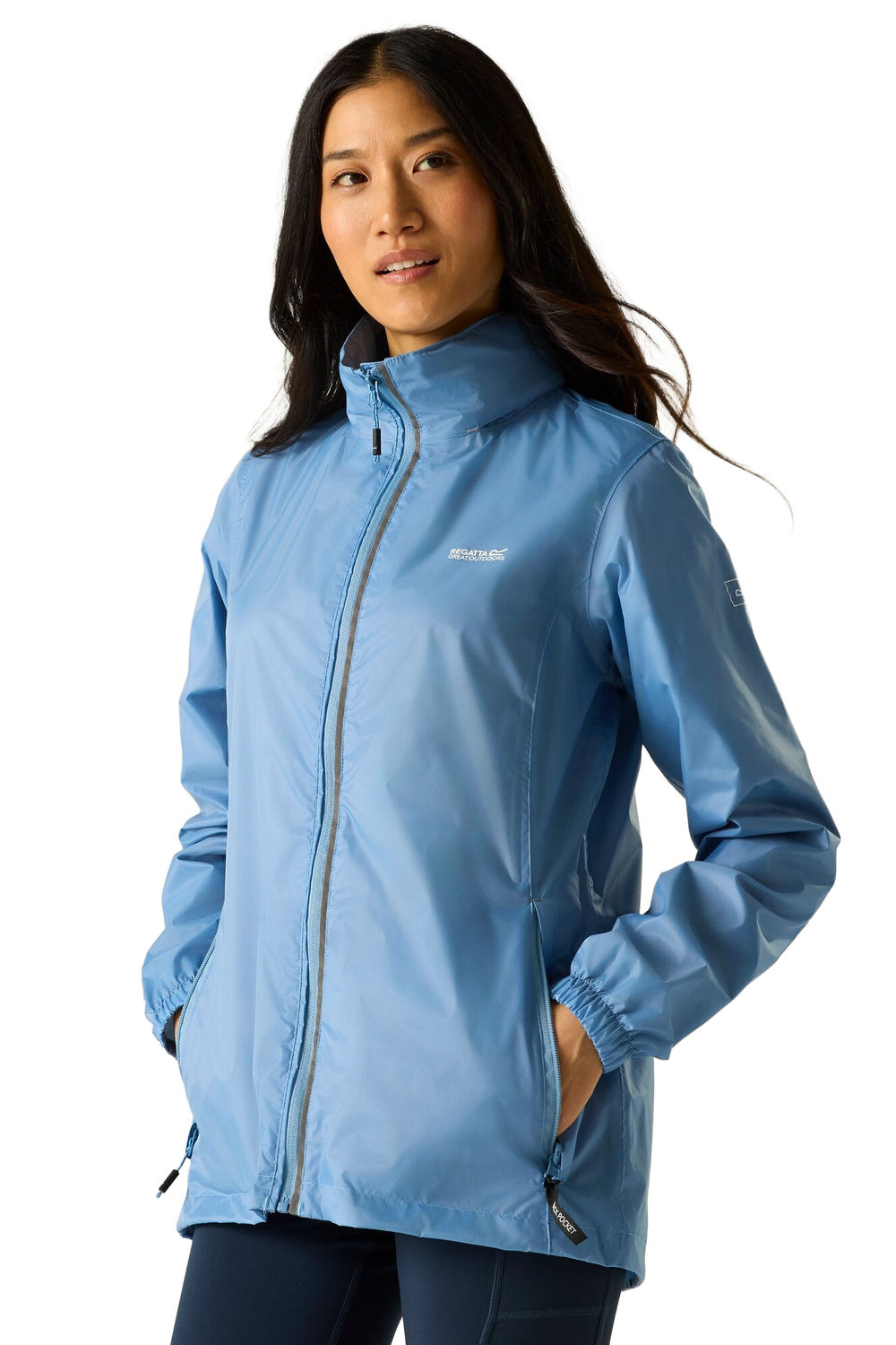 Light Denim Corinne IV Waterproof Jacket, Image 4 of 4