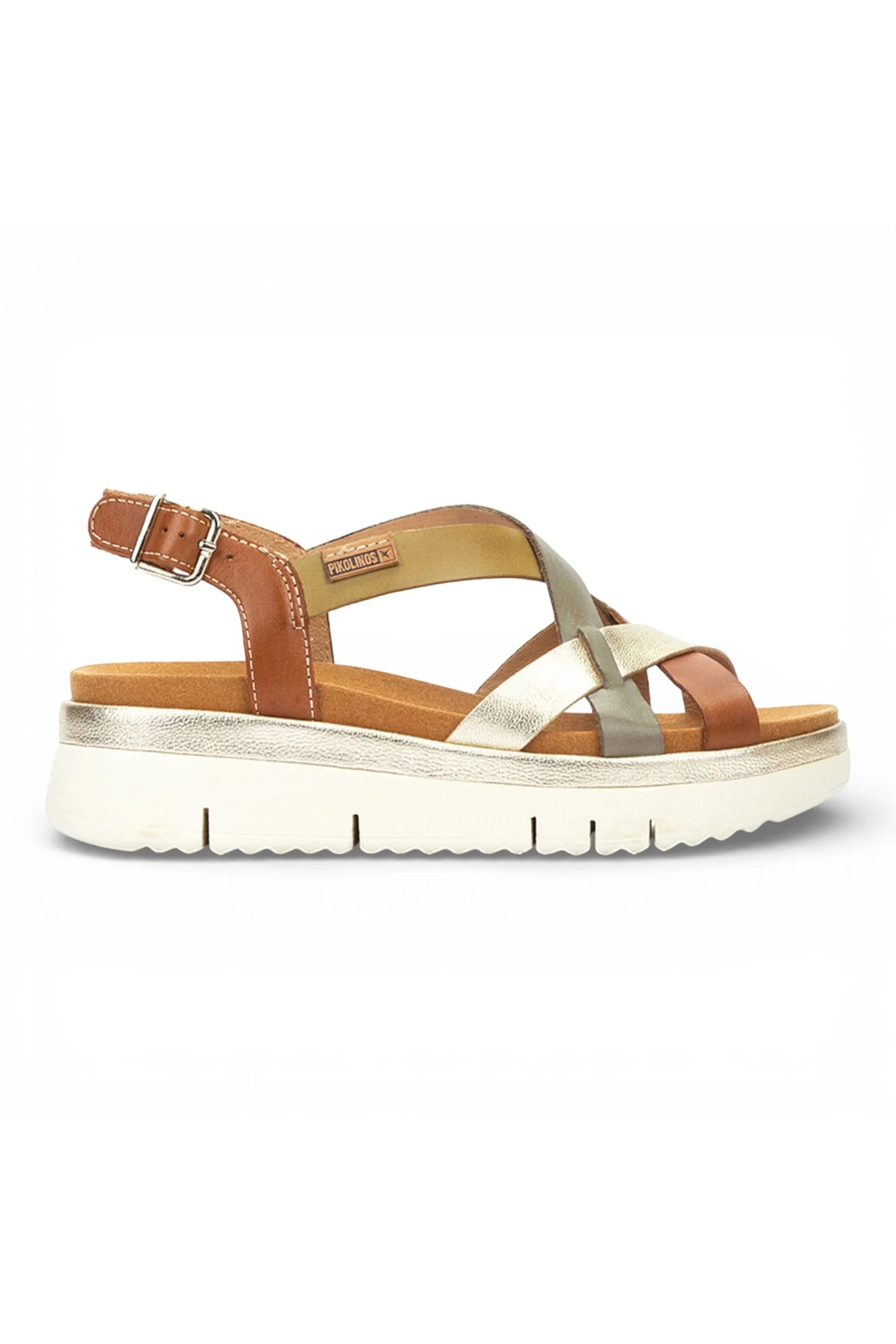 Brown Womens Heel Summer Sandals -W4N-0650C1, Image 1 of 8