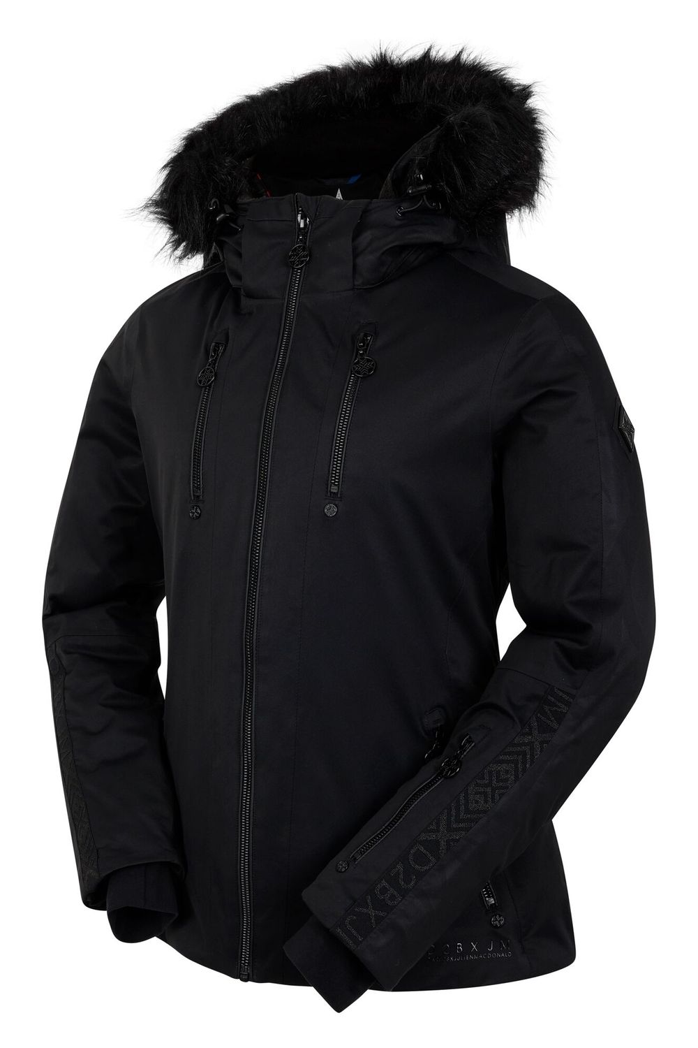 Black Frenzied Ski Jacket, Image 3 of 4