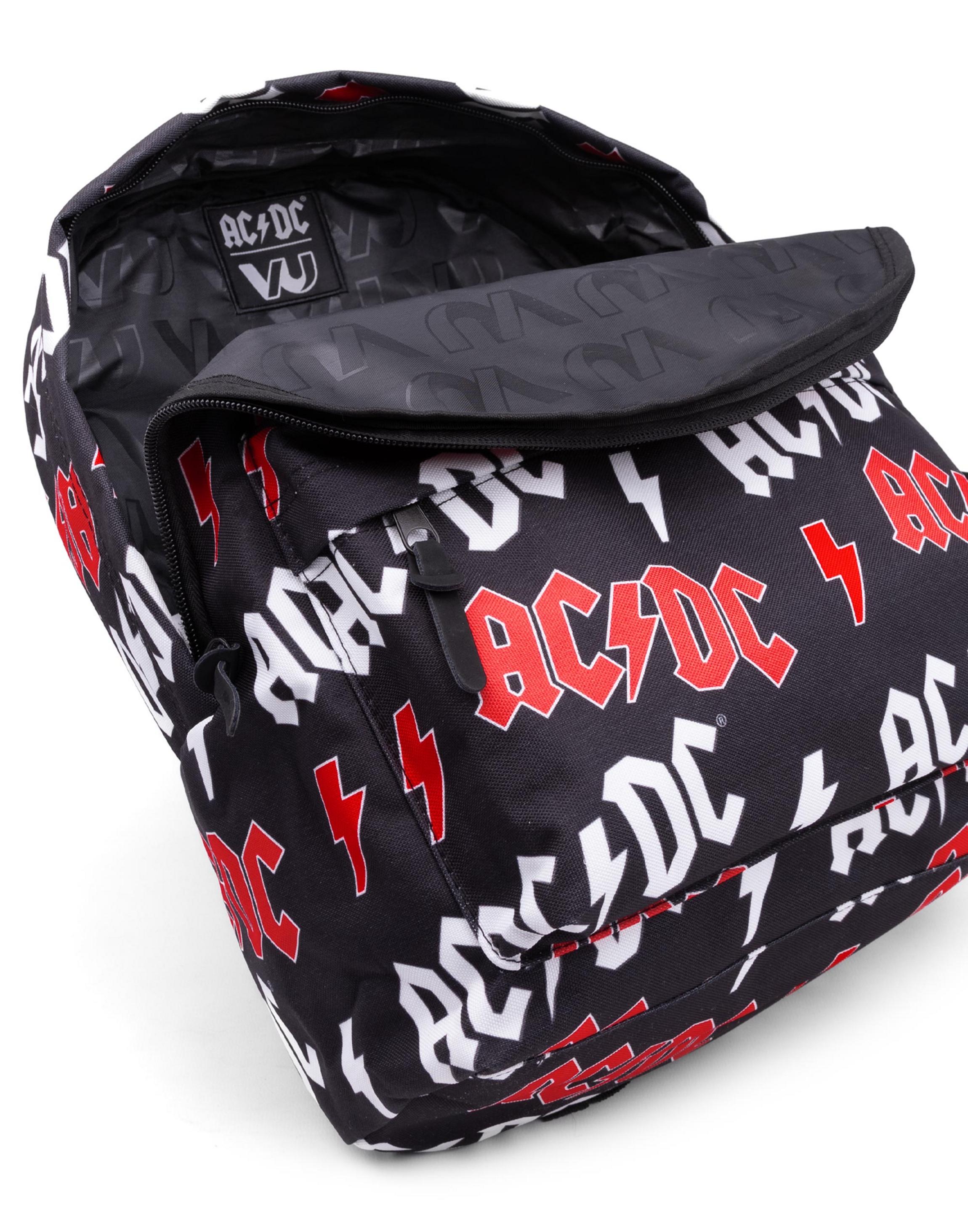 Black AC/DC Black AC/DC Lightening Backpack, Image 4 of 6