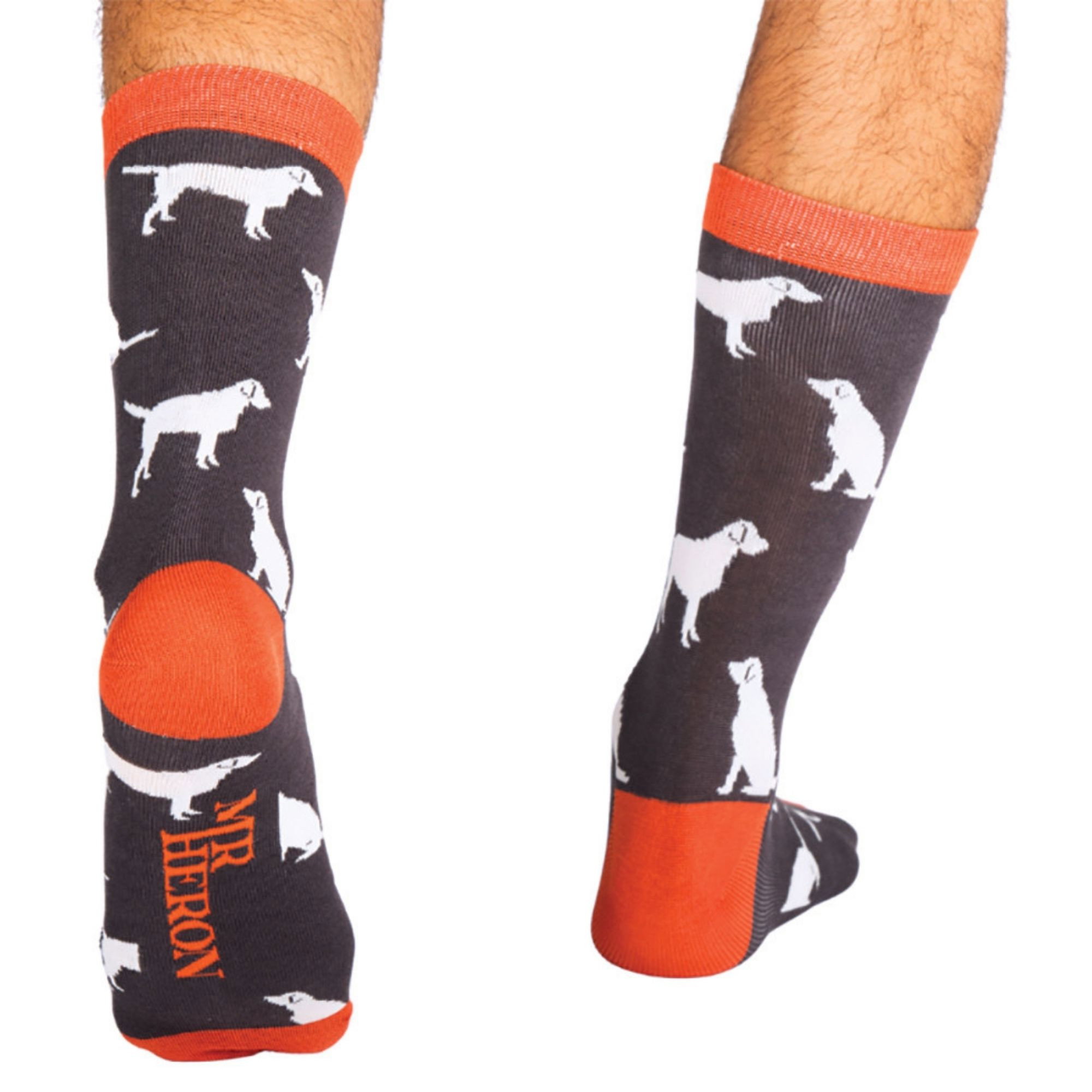 Navy 1 Pack Novelty Dog Patterned Bamboo Socks, Image 3 of 4