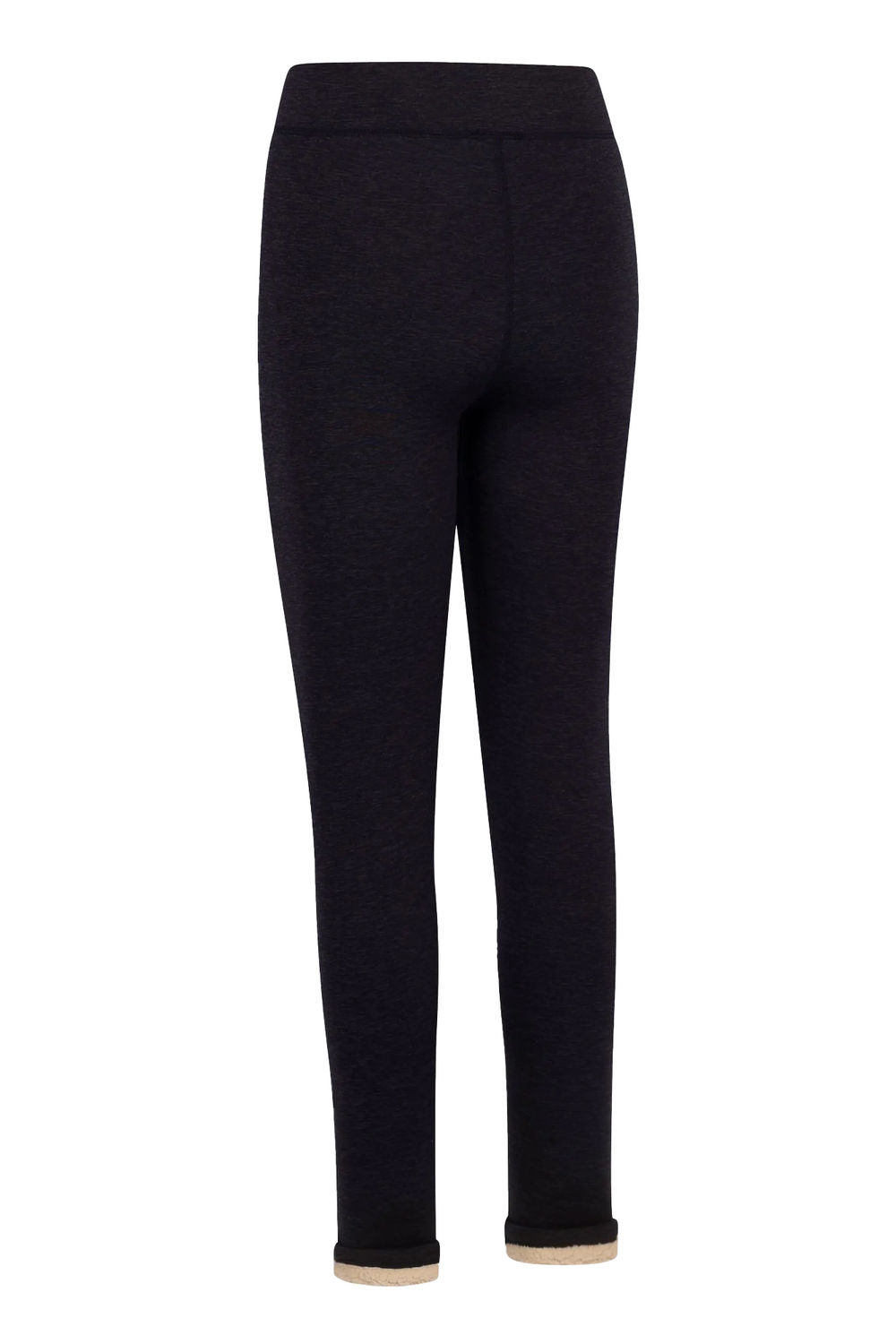 Navy Fuzzy Sherpa Leggings, Image 2 of 5