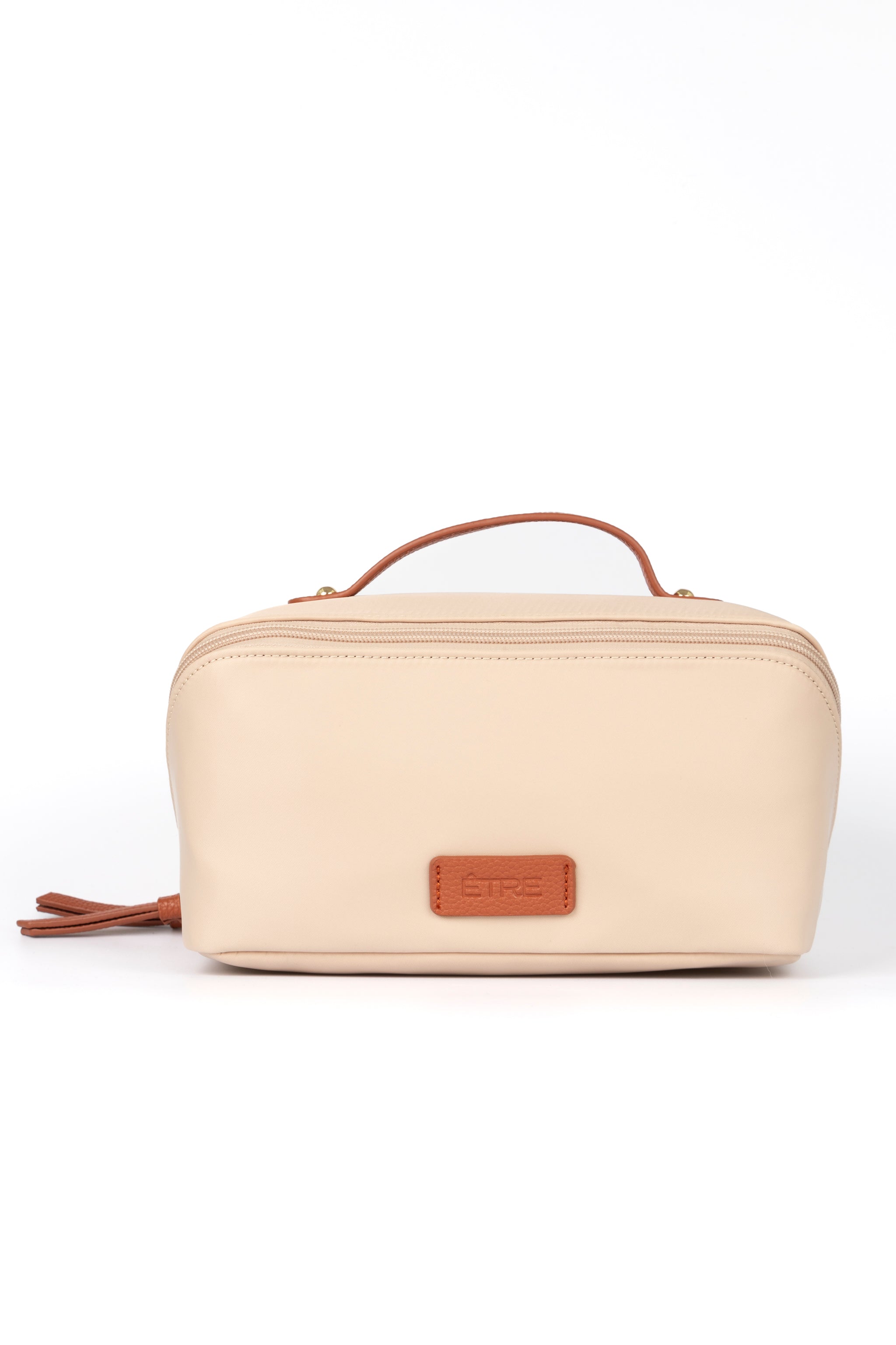 Pink Plain Vanity Case Makeup Bag