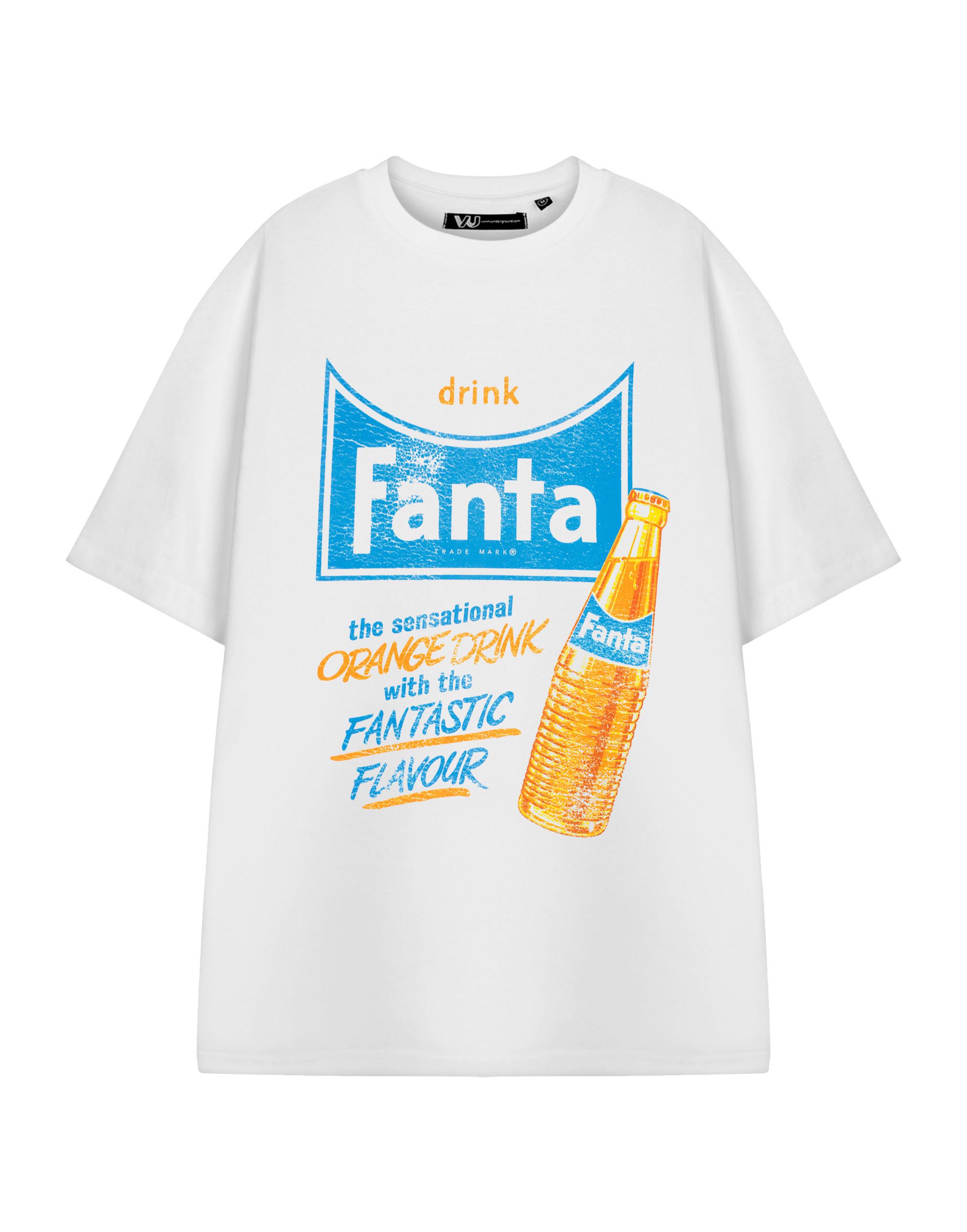 White Coca Cola Fanta Orange Drink X-Large T-Shirt, Image 1 of 6