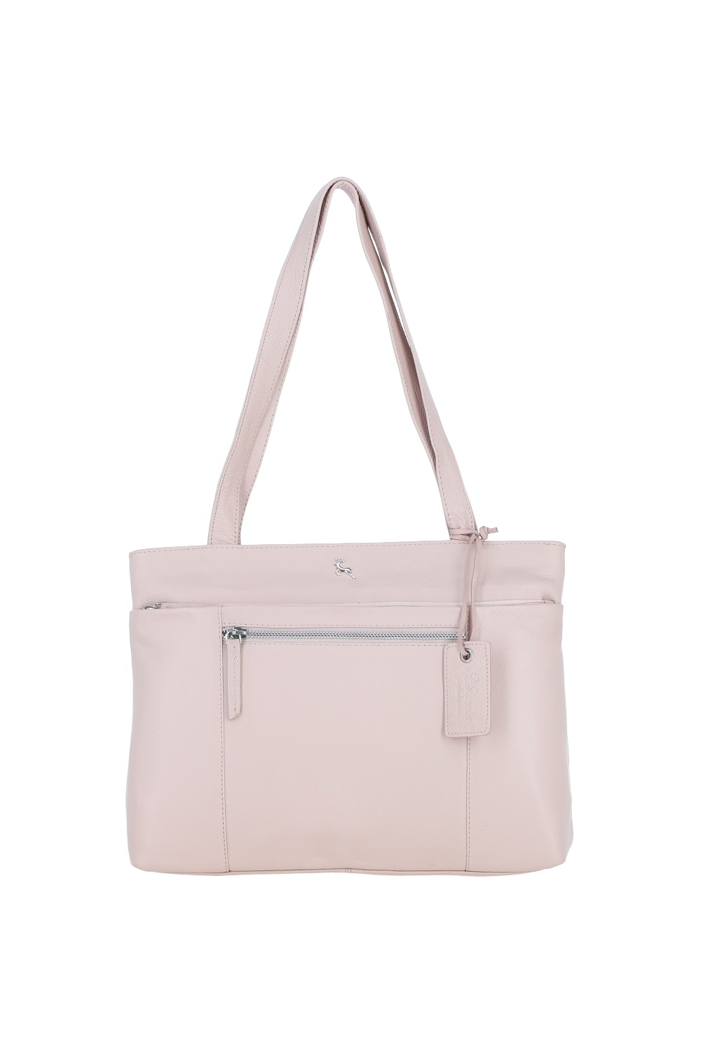 Light Pink 'Newport' Real Leather Multi-Pocket Shoulder Bag, Image 2 of 5