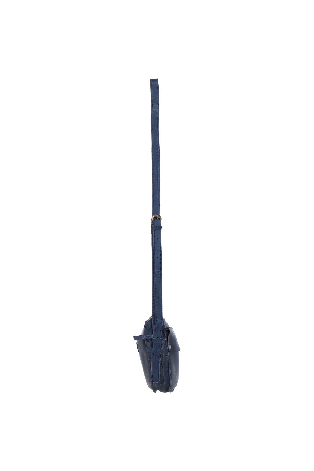 Navy Ashwood Leather Navy Real Leather Cross Body Bag, Image 4 of 4
