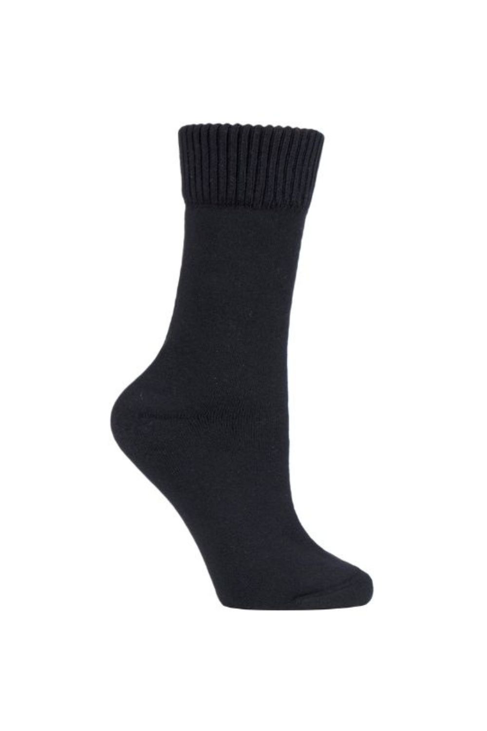 Black Extra Wide Non Elastic Thermal Socks, Image 1 of 3