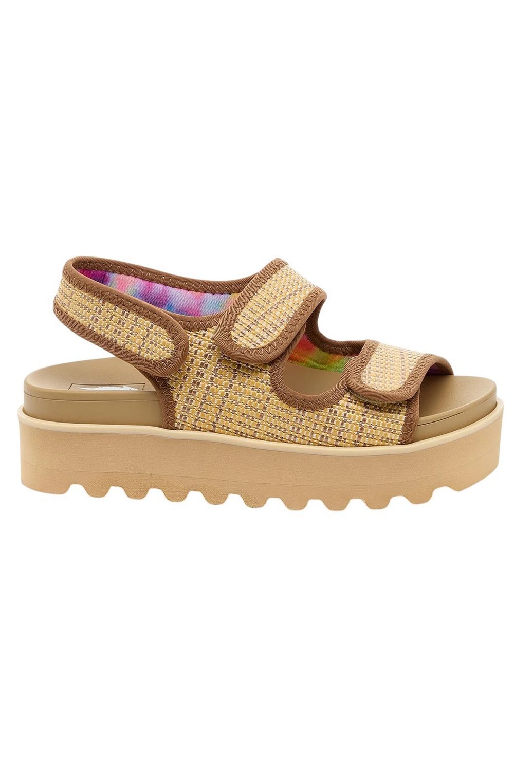 Natural Balmy Raffia Sandals, Image 4 of 6