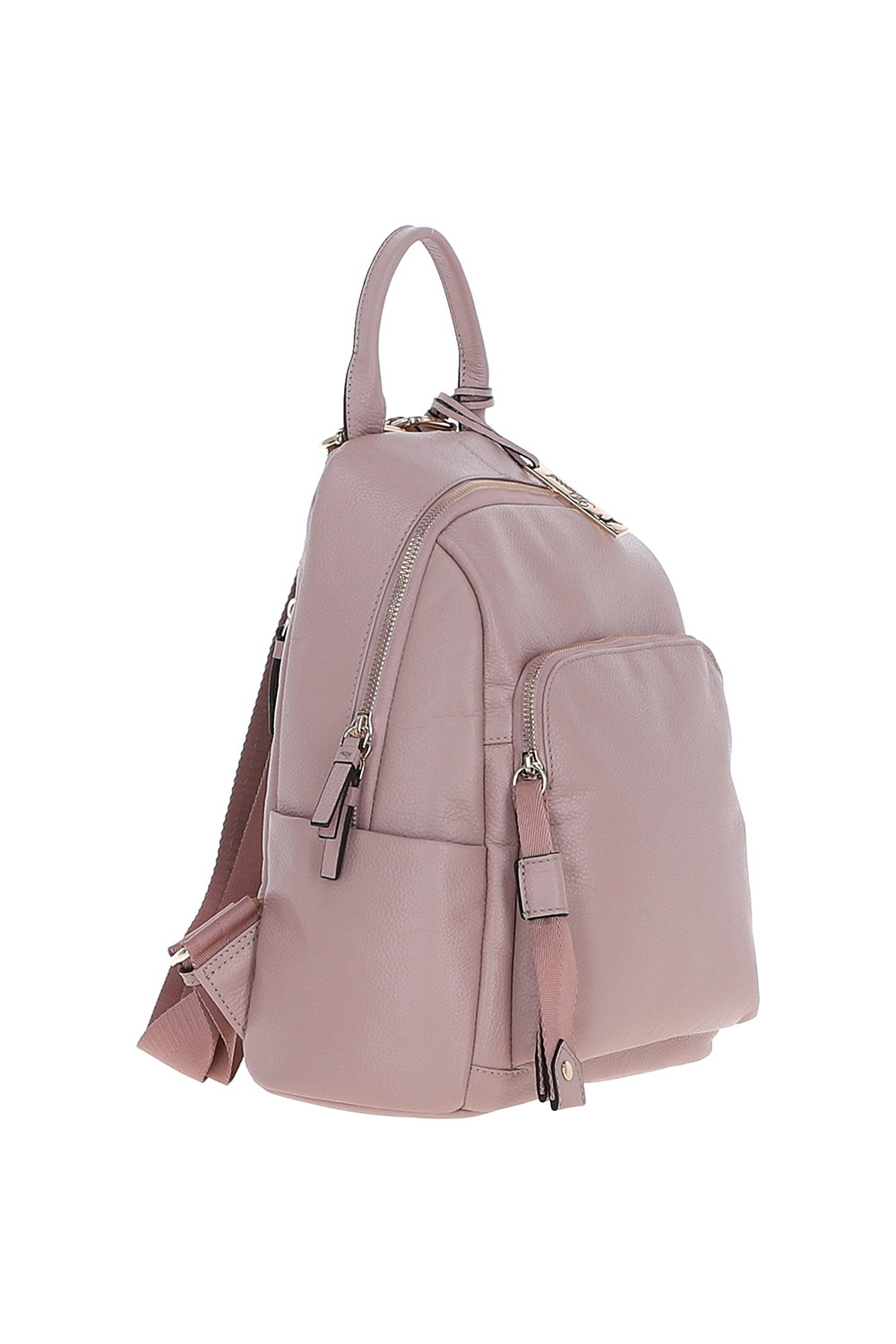 Pink 'Lusso Legato' Real Leather Backpack, Image 4 of 4