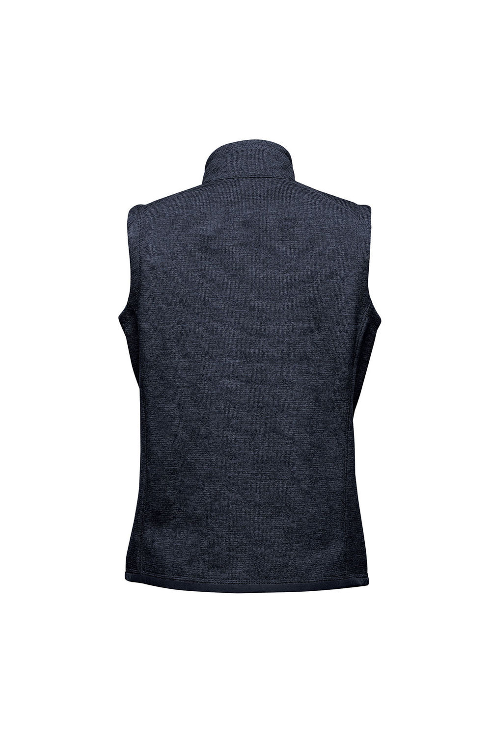 Navy Avalante Knitted Heather Full Zip Gilet, Image 2 of 4