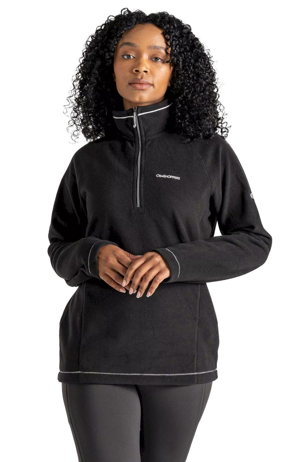 Black Miska VI Half Zip Fleece, Image 4 of 4