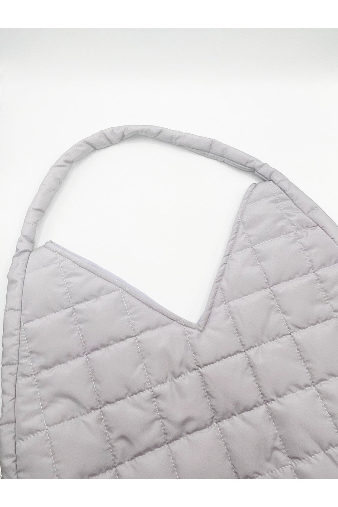 Lilac Oversized Quilted Shoulder Bag, Image 4 of 4