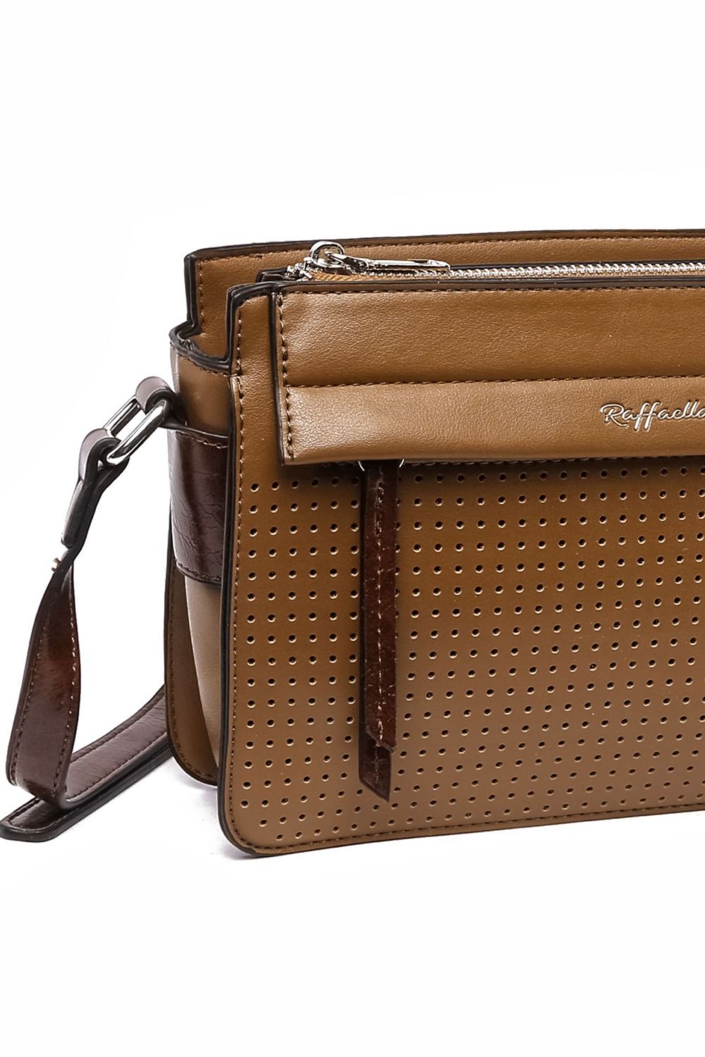 Brown Cross Body Satchel Bag, Image 2 of 2