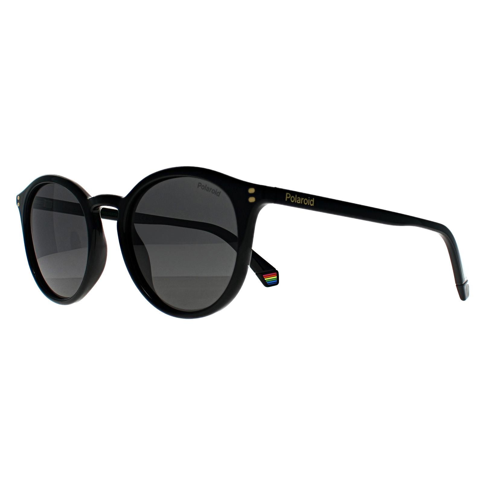 Black Round Black Grey Polarized PLD 6233/S, Image 2 of 3