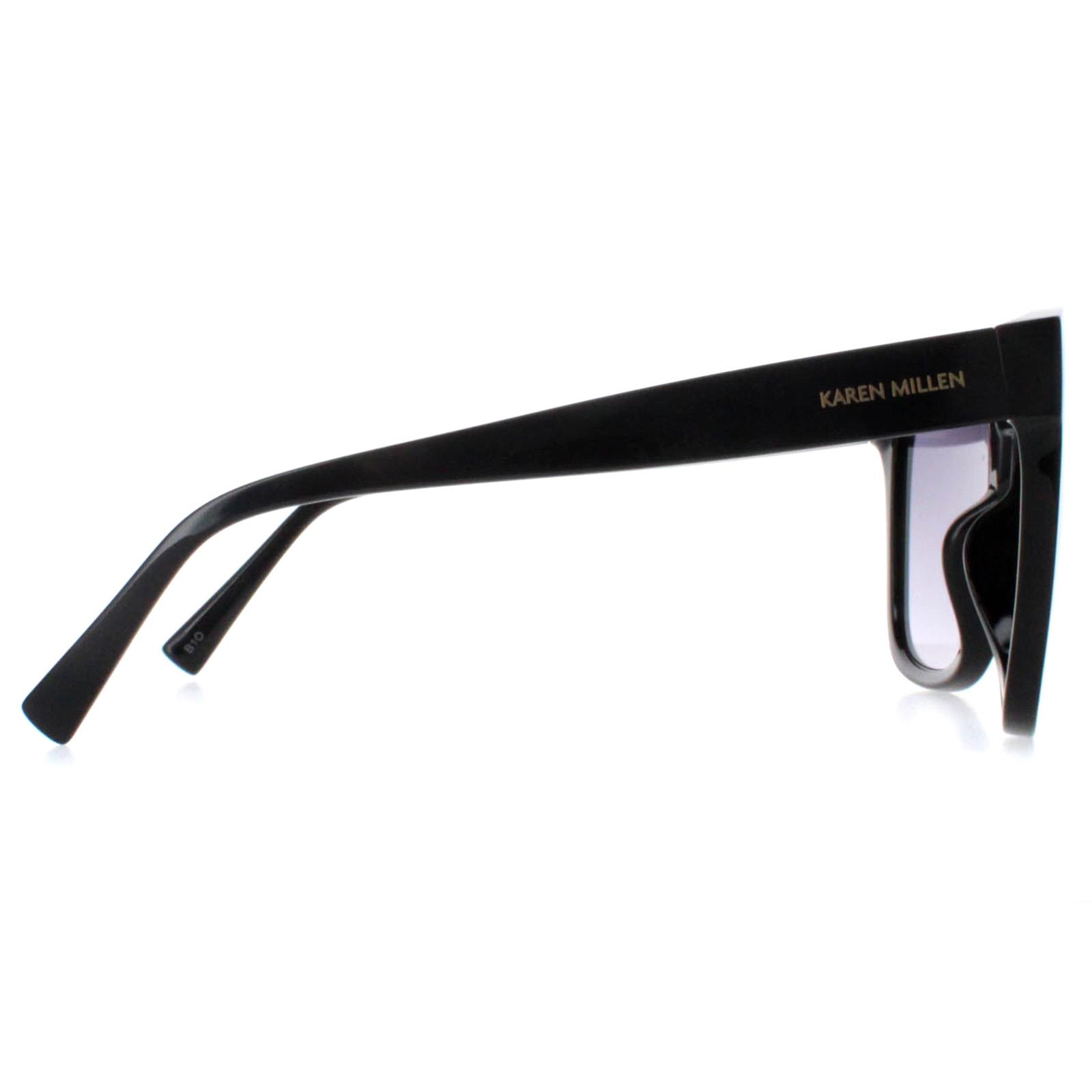 Black Karen Millen Black Square Black Dark Grey Gradient KM5052, Image 4 of 4