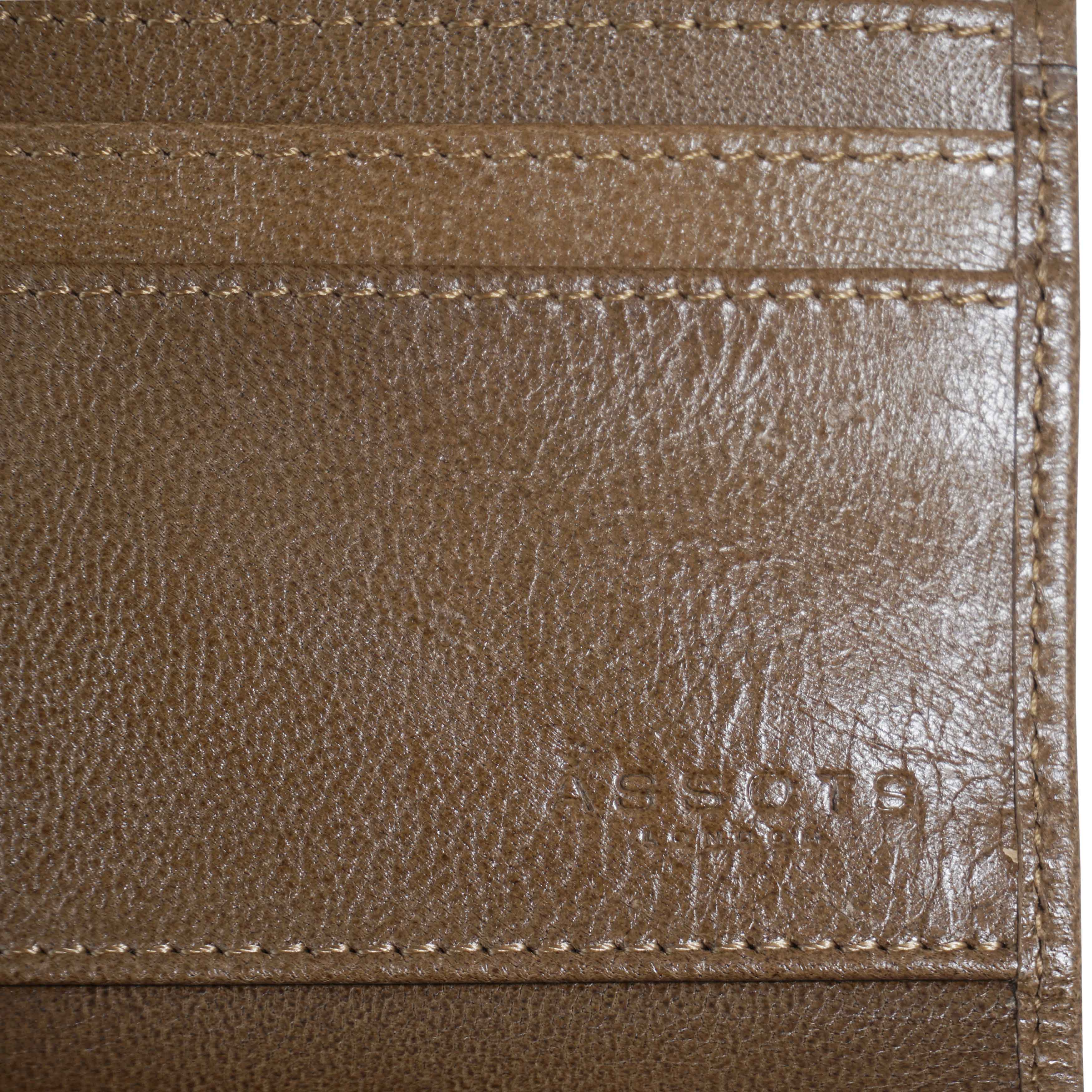 Tan 'PRESTON' Trifold Vegetable Tanned Real Leather Purse, Image 2 of 5