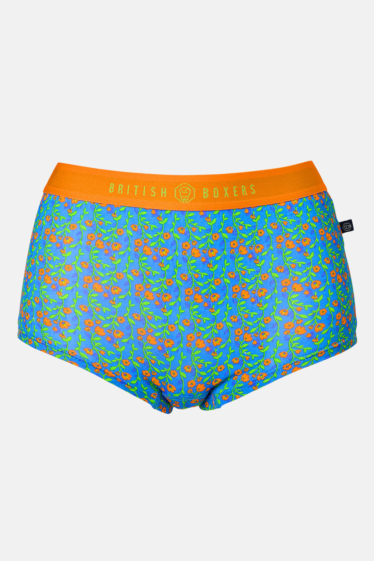 Multi Pack of Four "Boom Bloom!" Bamboo Hipster Boxers Briefs, Image 4 of 8