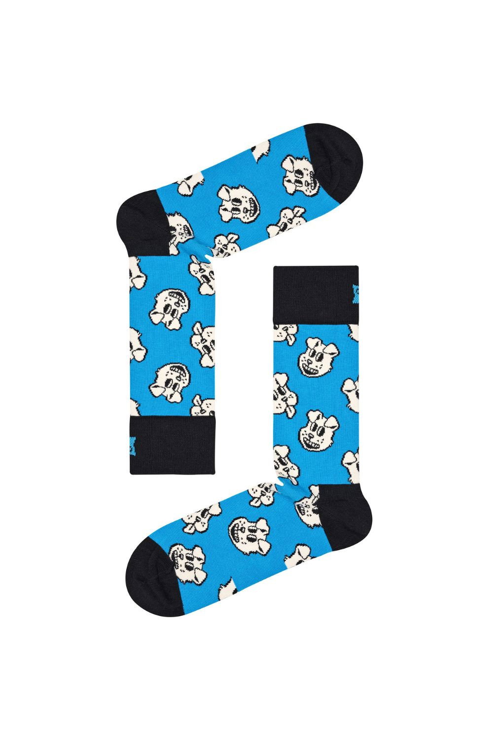 Blue 1 Pack & Cotton Blue Doggo Design Socks, Image 2 of 4