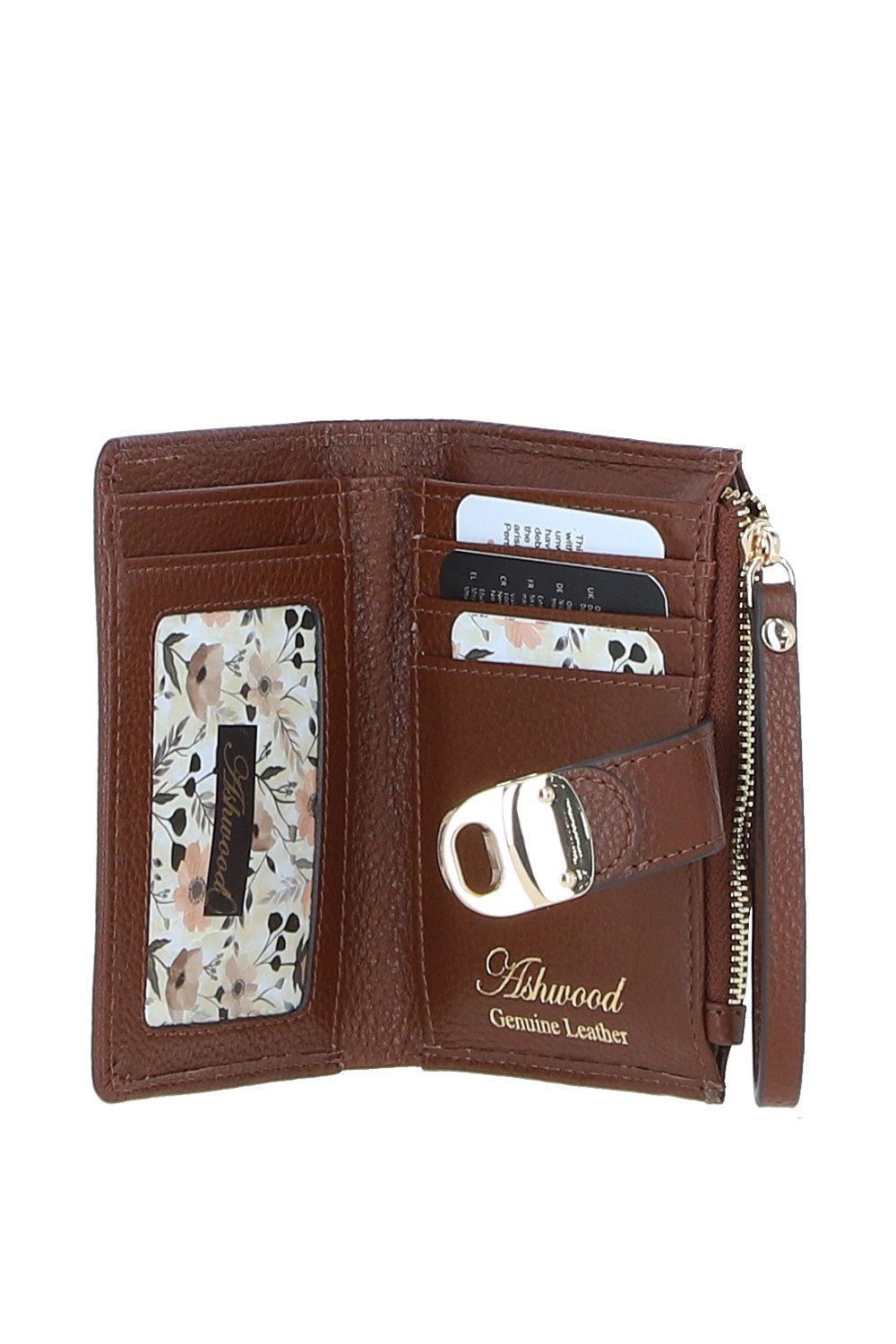 Tan 'Amarella' Real Leather Purse, Image 3 of 4