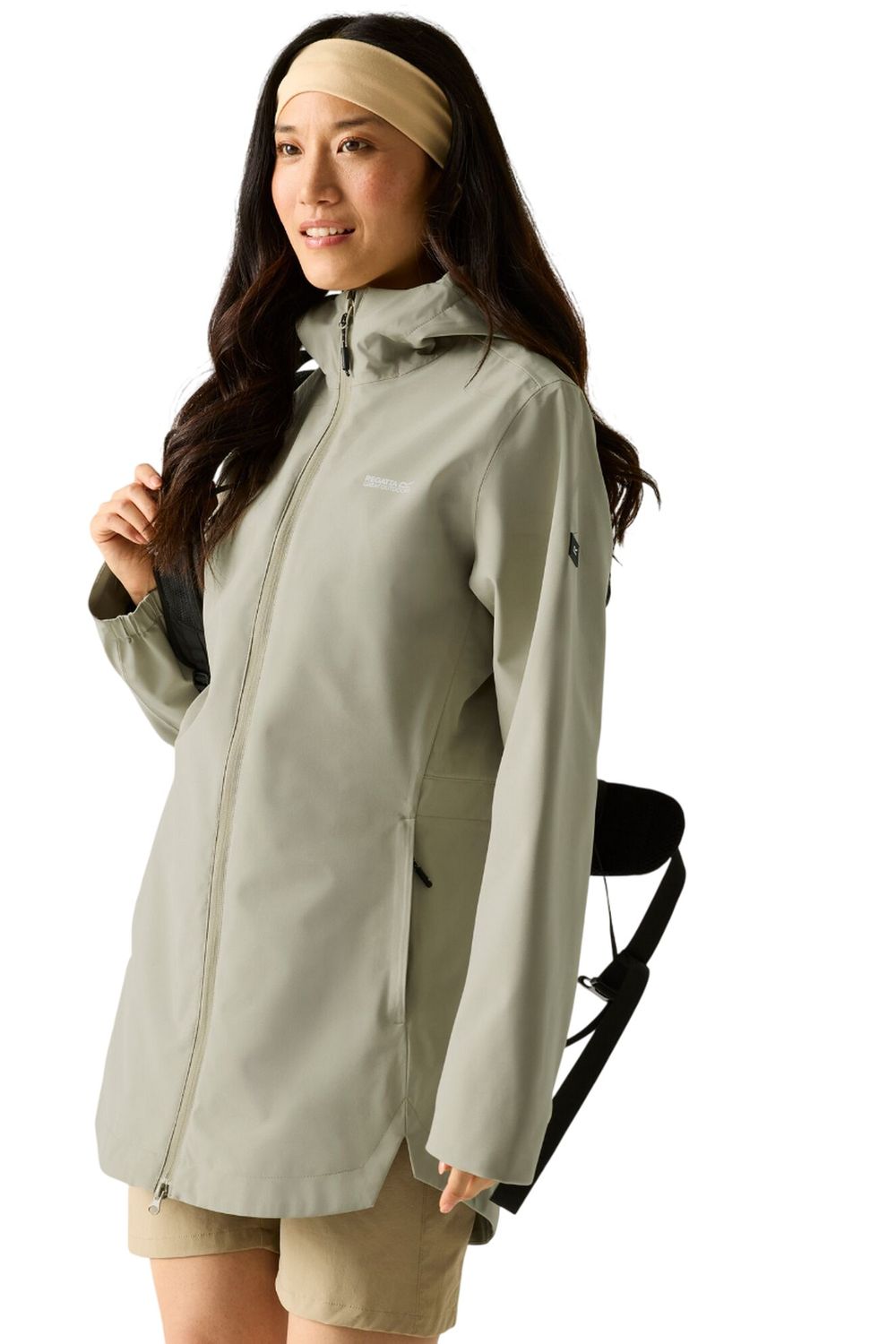 Ecru Natalina Waterproof Jacket, Image 4 of 4