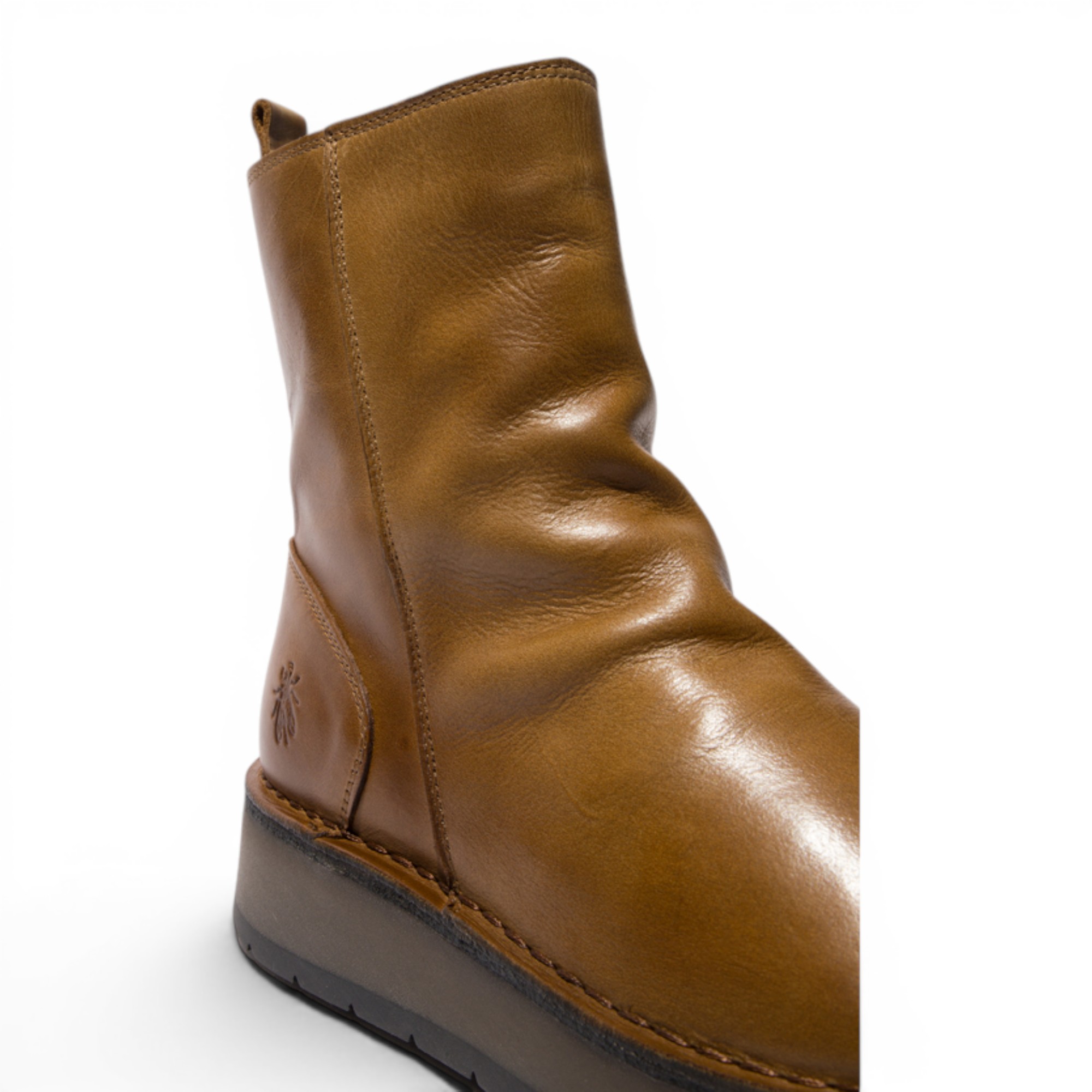 Camel Women's Leather Boots-RENO053FLY, Image 5 of 5