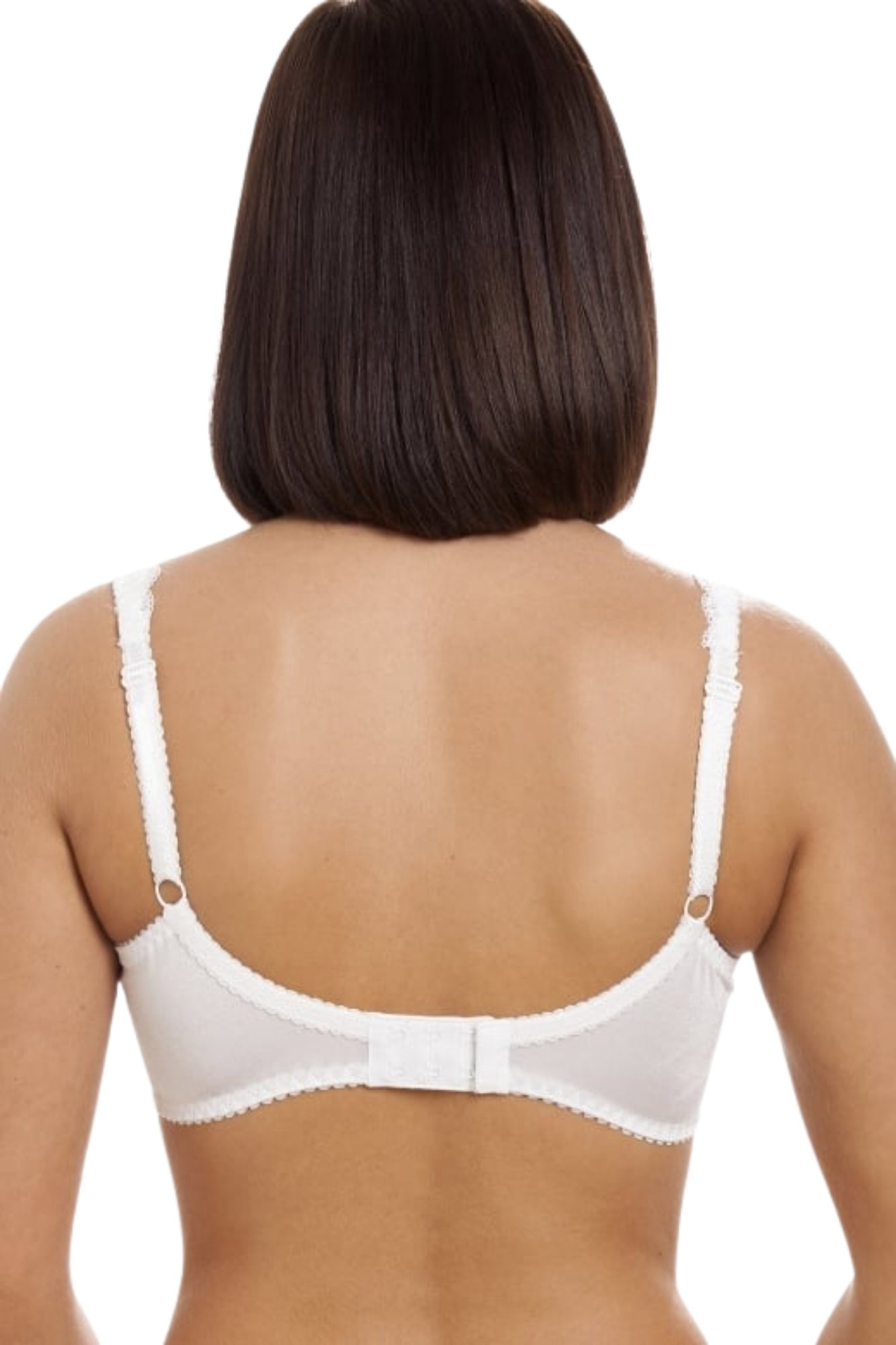 White Non Wired Soft Cup Lace Bra, Image 3 of 5