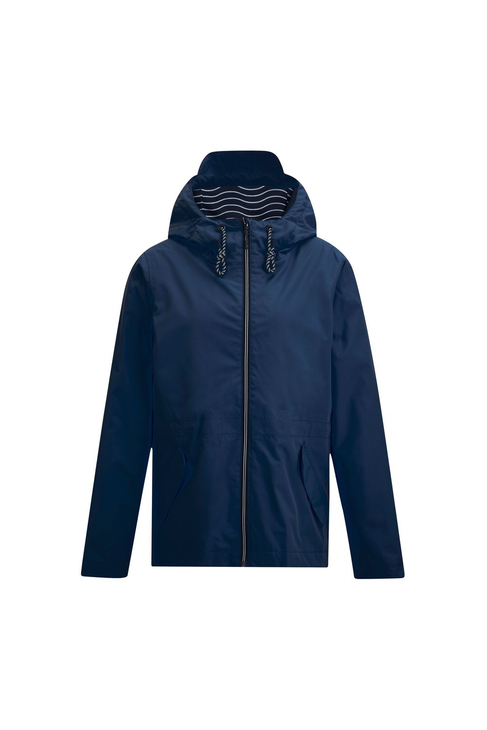 Navy Bayletta Grid Distress Waterproof Jacket, Image 1 of 3