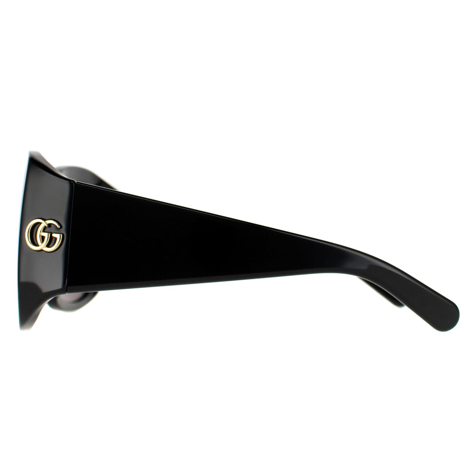 Black Gucci Black Square Black Grey GG1402S, Image 3 of 4