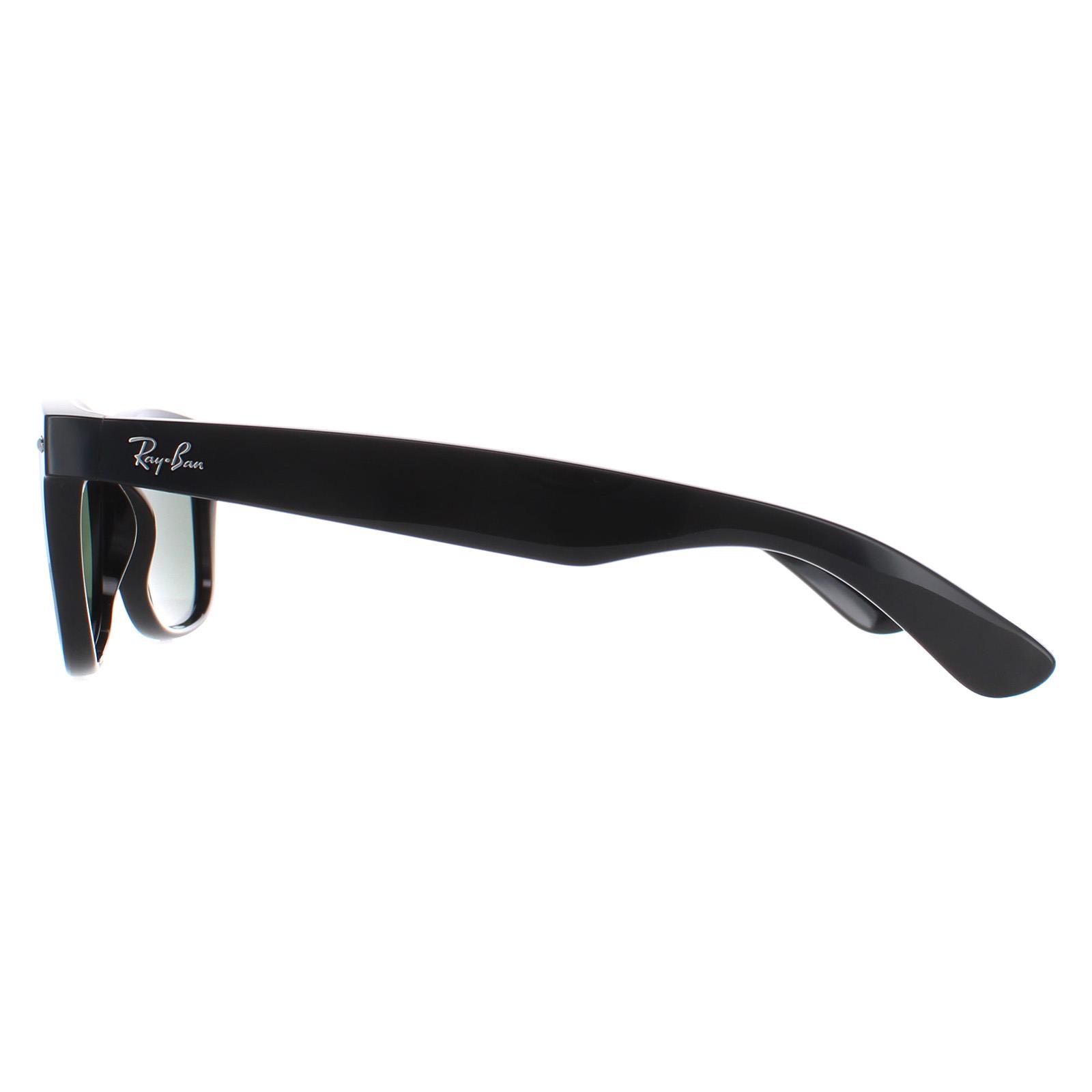 Black Ray-Ban Black Rectangle Black Green Sunglasses, Image 3 of 6