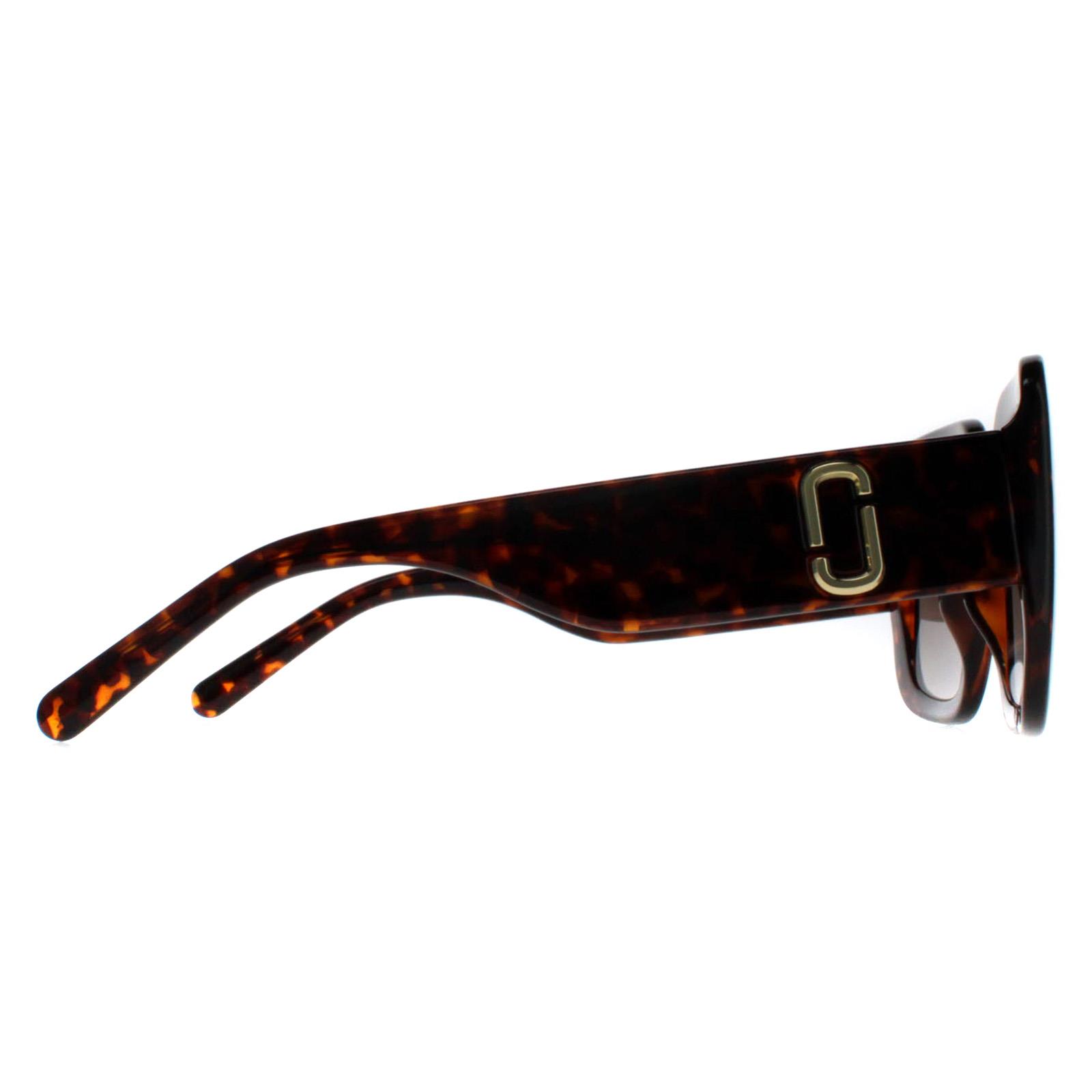Brown Marc Jacobs Brown Square Havana Brown Gradient MARC 647/S, Image 4 of 4