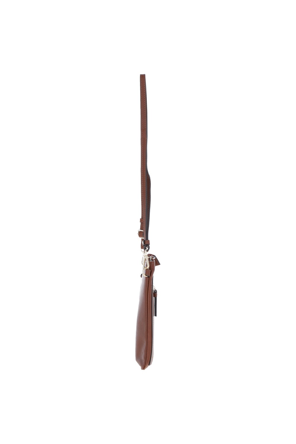 Tan Real Leather Crossbody Smart Phone Bag, Image 5 of 5