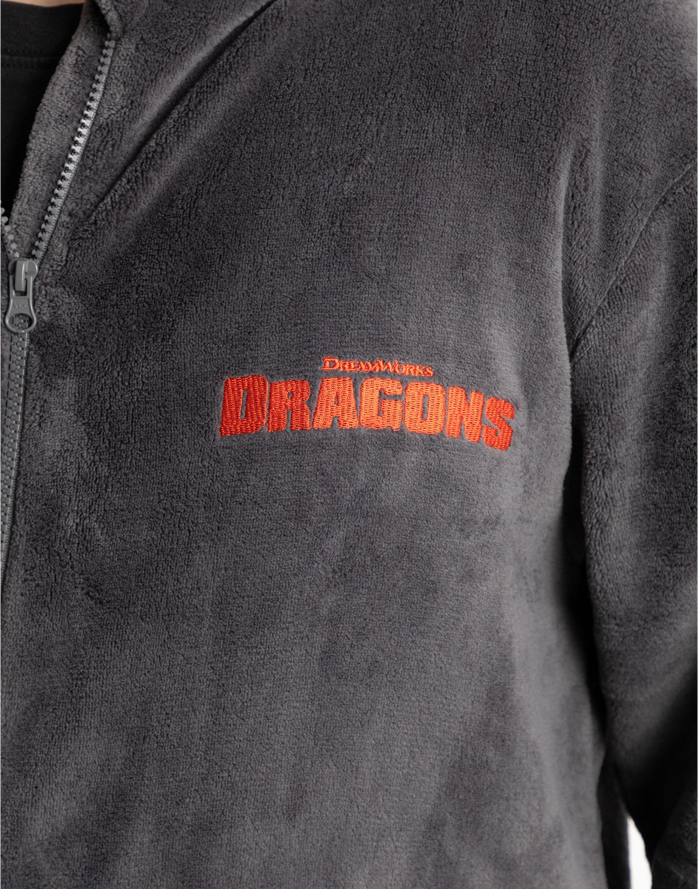 Charcoal How to Train Your Dragon Toothless Onesie, Image 5 of 6
