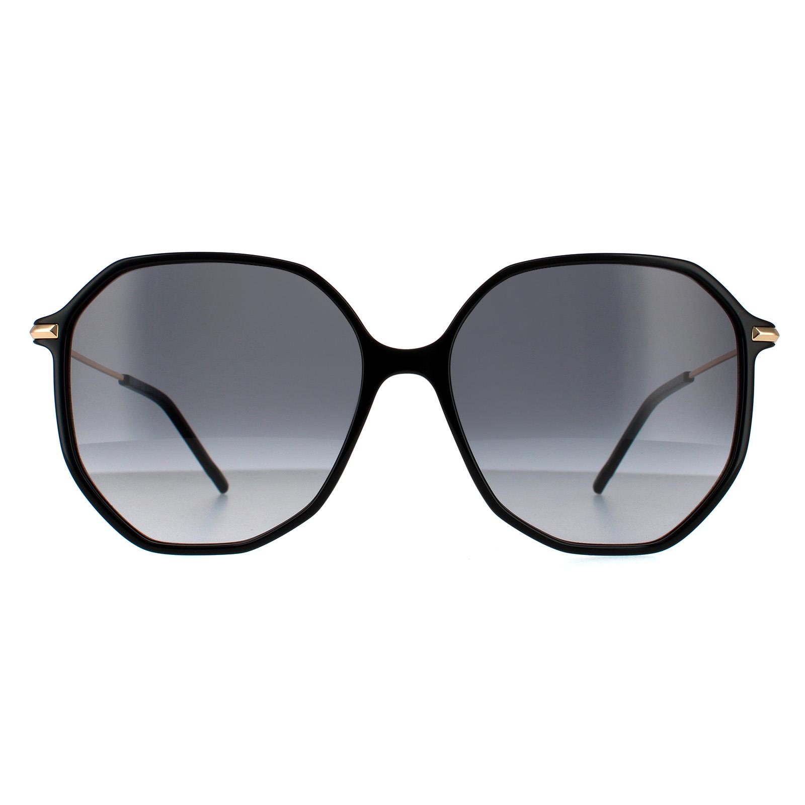 Black Hugo Boss Black Round Black Gold Dark Grey Gradient 90041091, Image 1 of 6