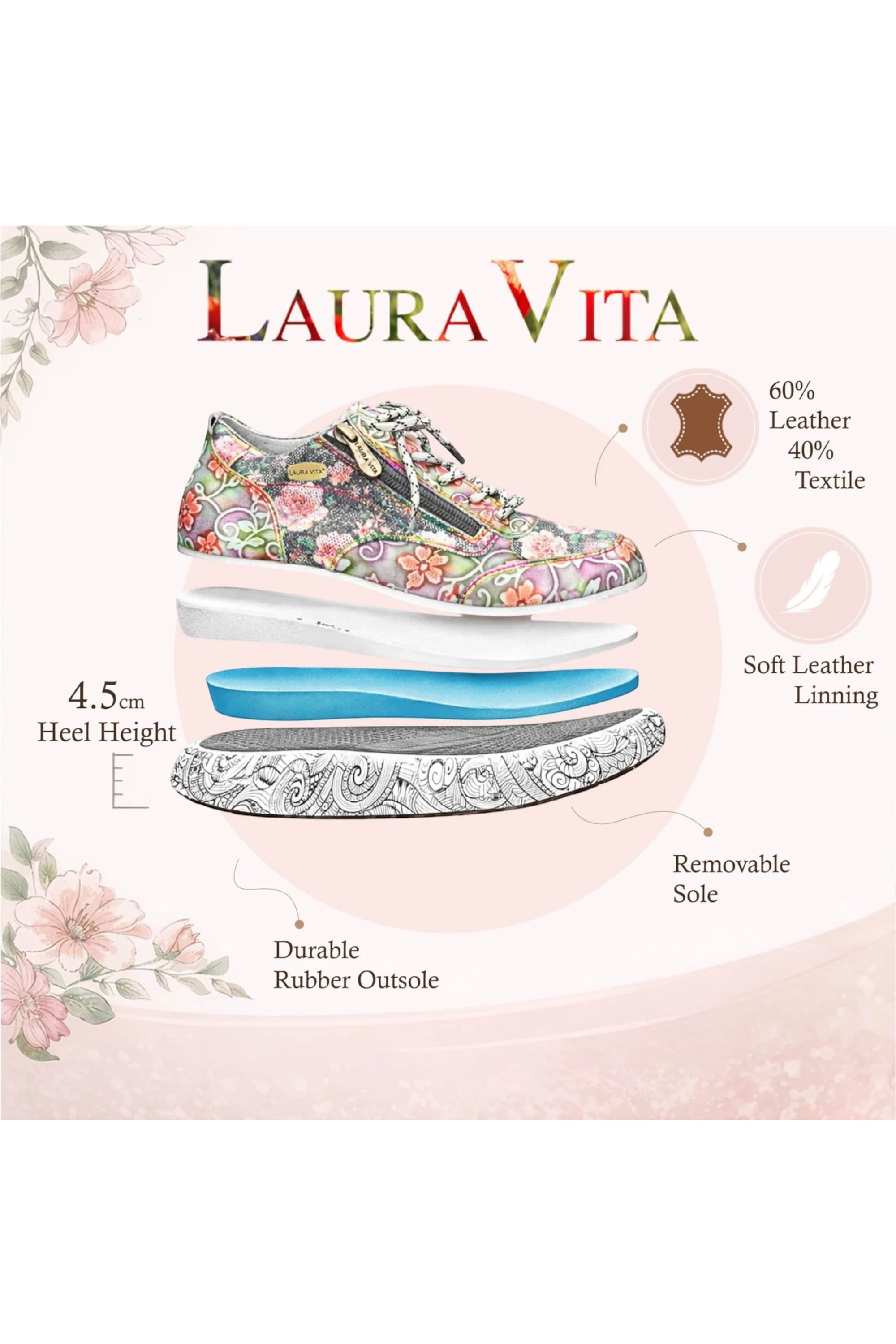 Grey Womens Platform Sneaker Shoes-Nikito 62, Image 3 of 8