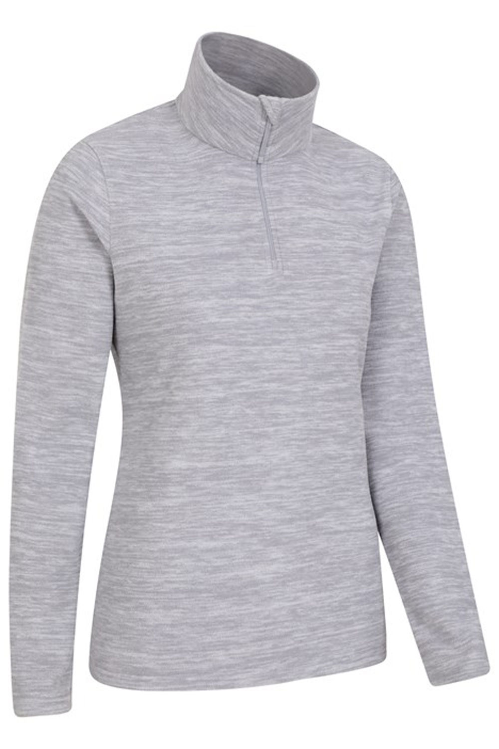 Grey Snowdon Melange Fleece Top, Image 3 of 4