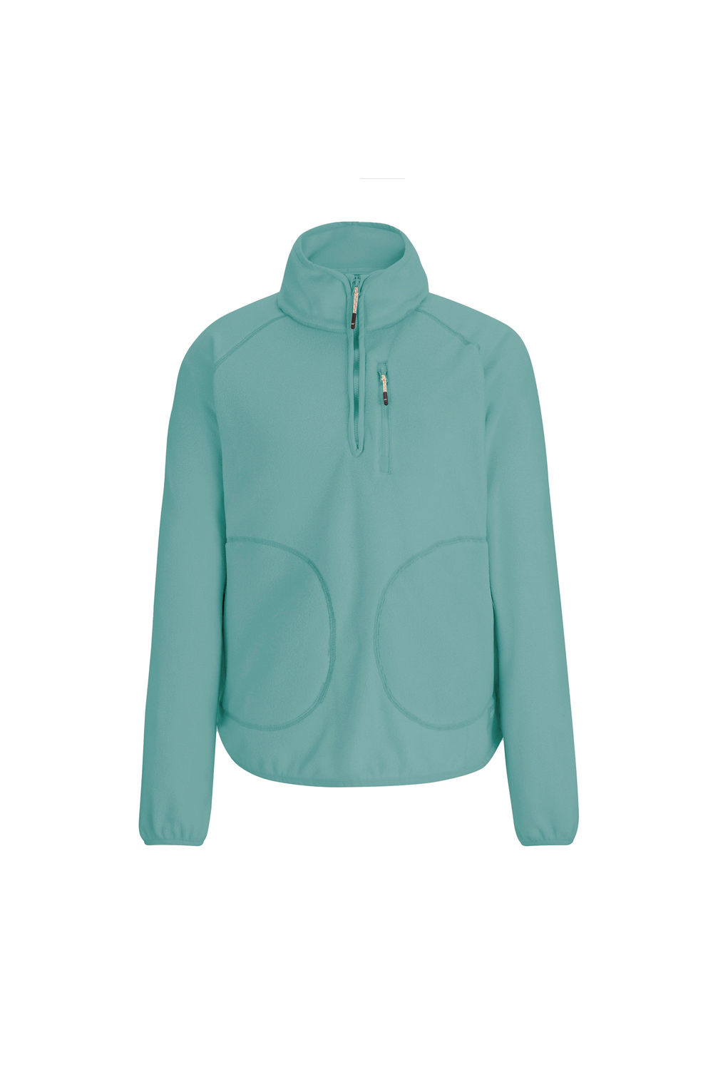Olive Frankie Quarter Zip Fleece Top, Image 2 of 5
