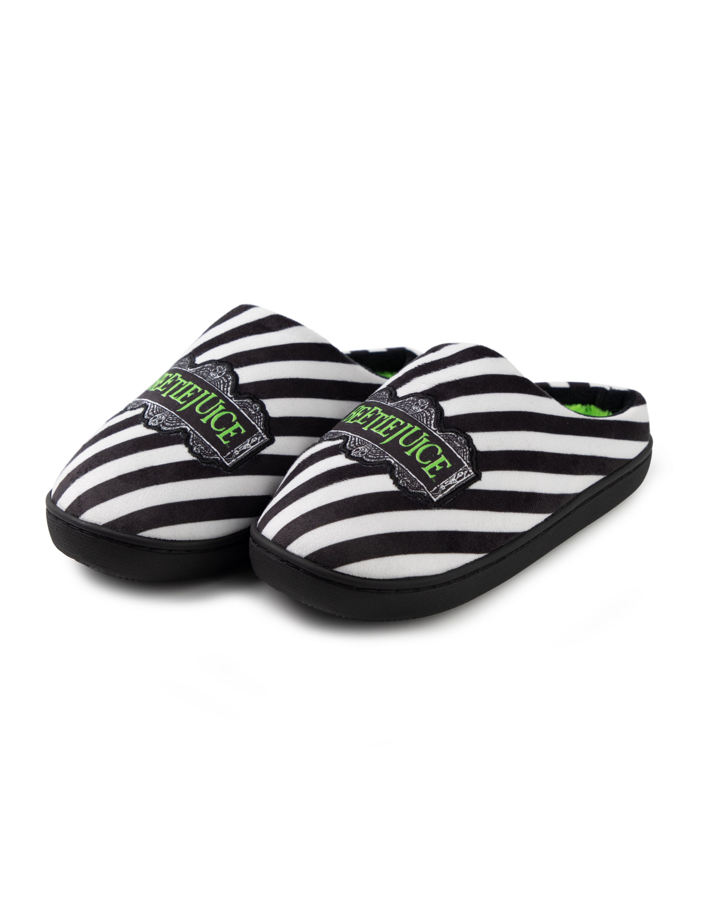 Black Beetlejuice Logo UK Slippers, Image 3 of 6