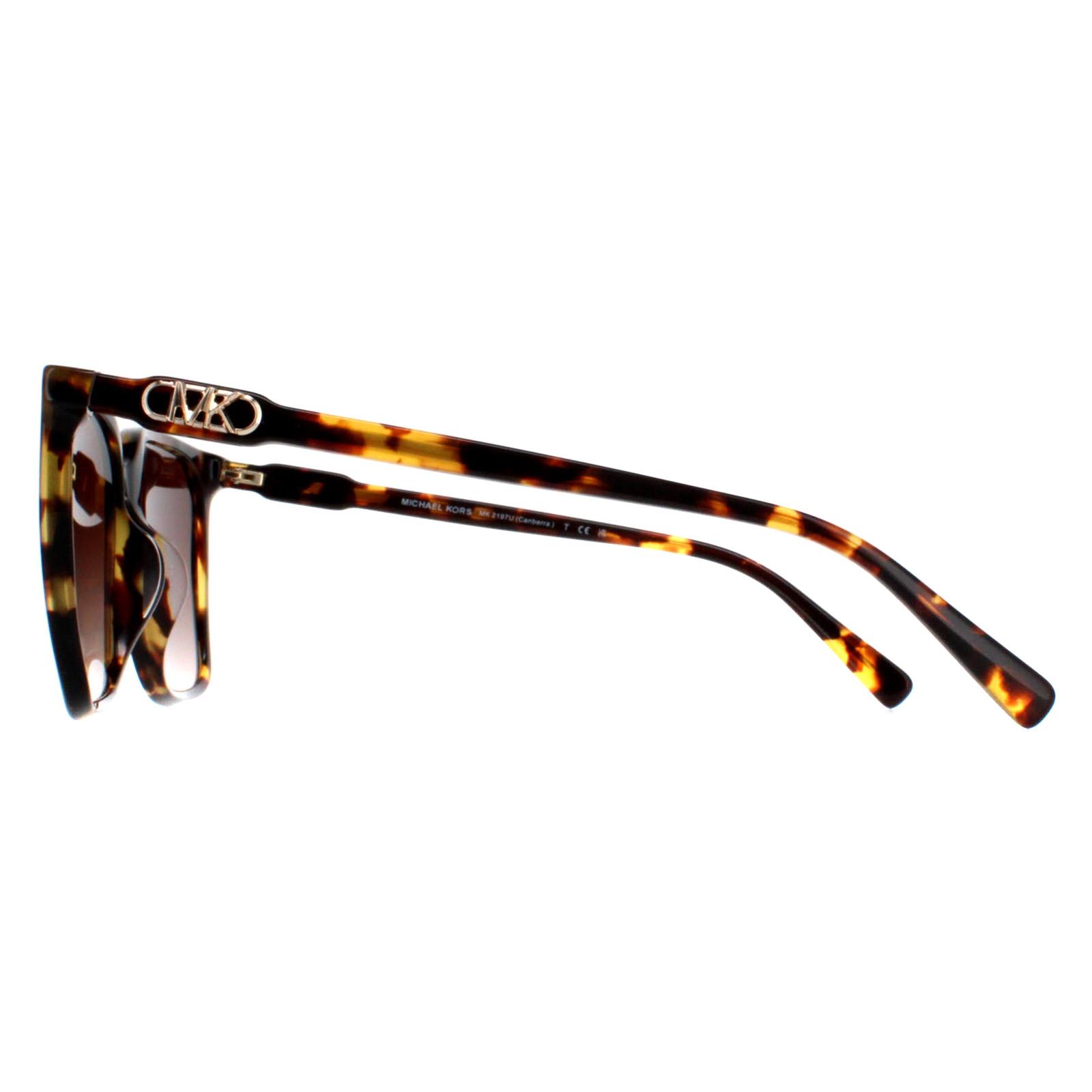Brown Michael Kors Brown Square Dark Tortoise Brown Gradient MK2197U Canberra, Image 3 of 4