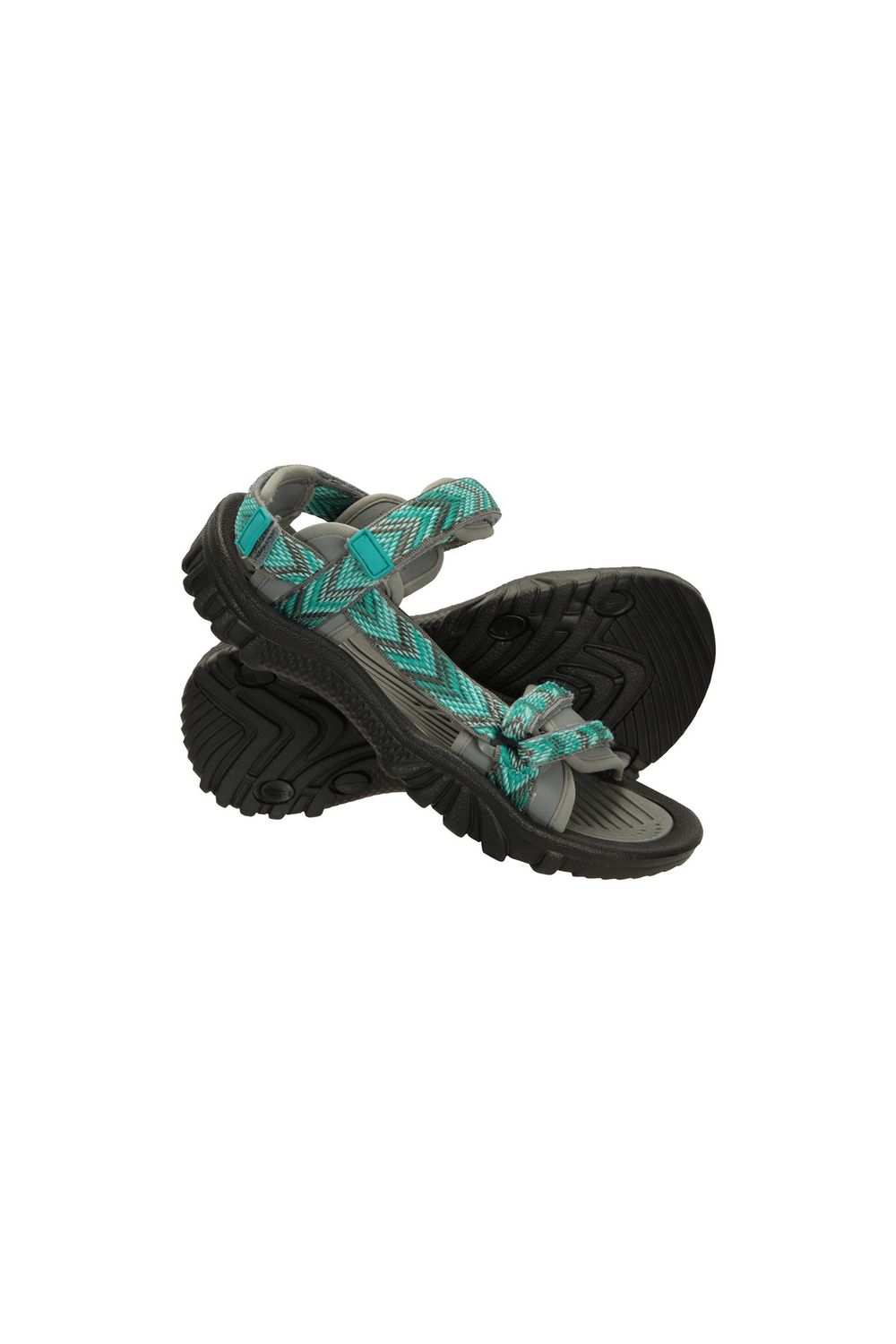 Blue Cyprus Chevron Sandals, Image 7 of 7