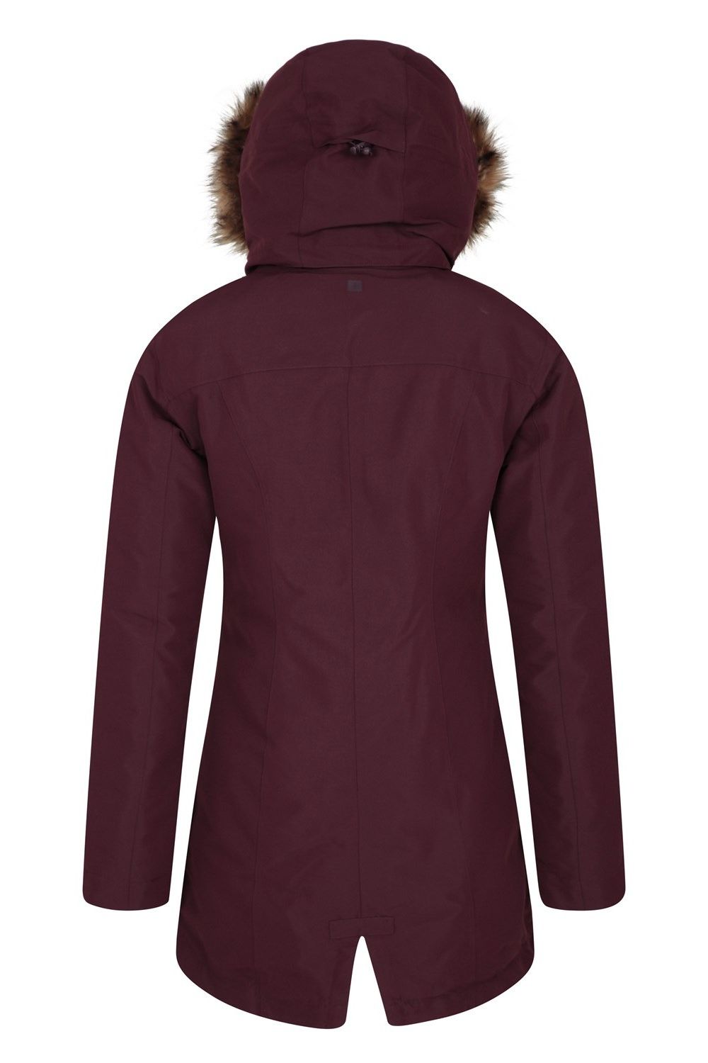 Burgundy Tarka II Long Padded Jacket, Image 2 of 5
