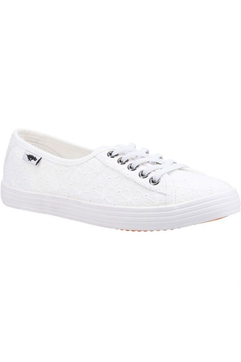 White Chow Chow Elsie Eyelets Pumps, Image 1 of 4
