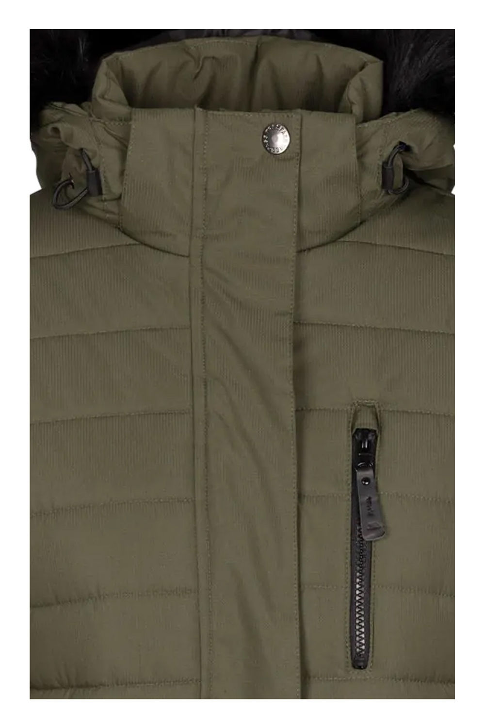 Dark Green Sasha Padded Jacket, Image 3 of 4