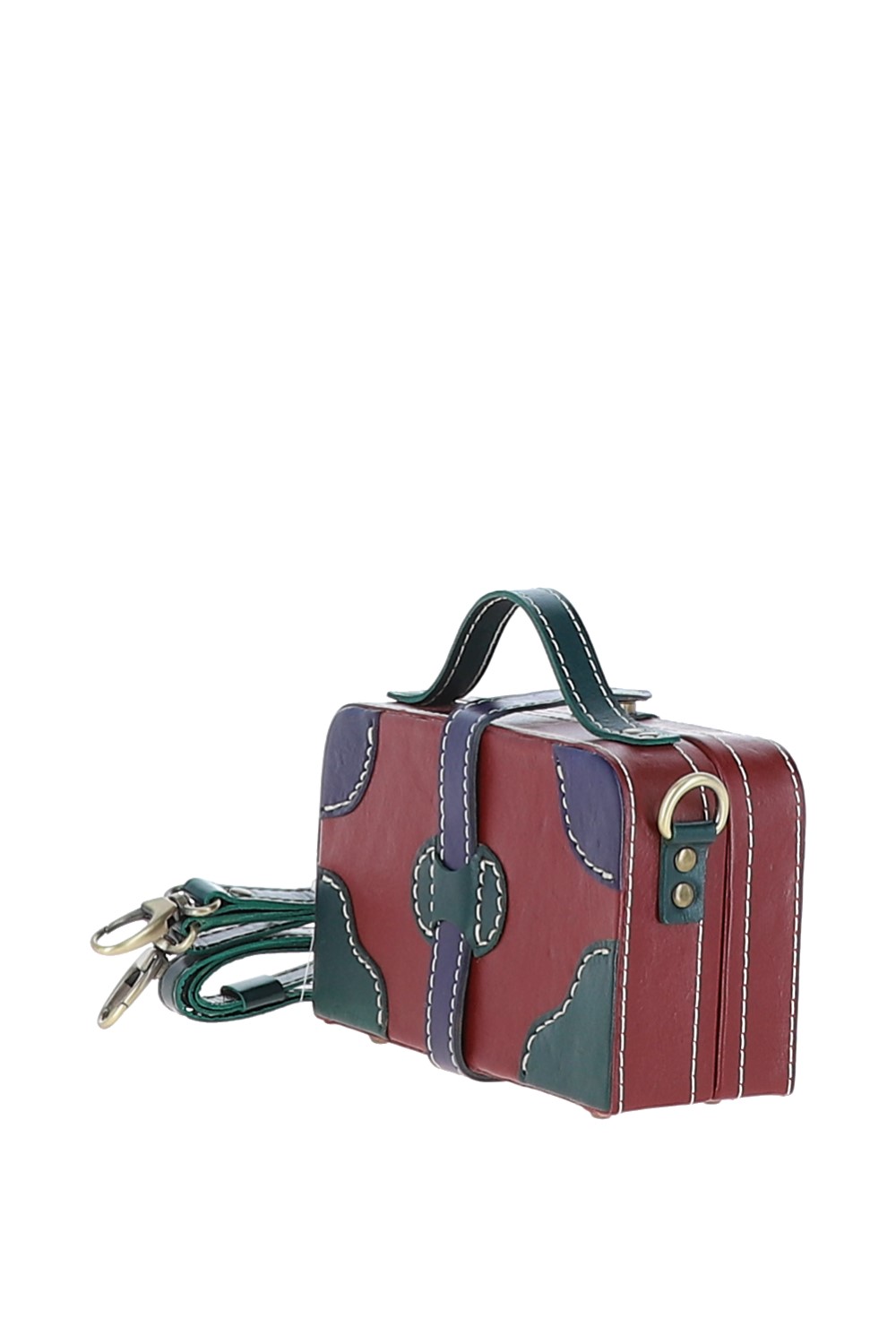 Red 'Adelaide' Leather Shoulder Bag, Image 2 of 4