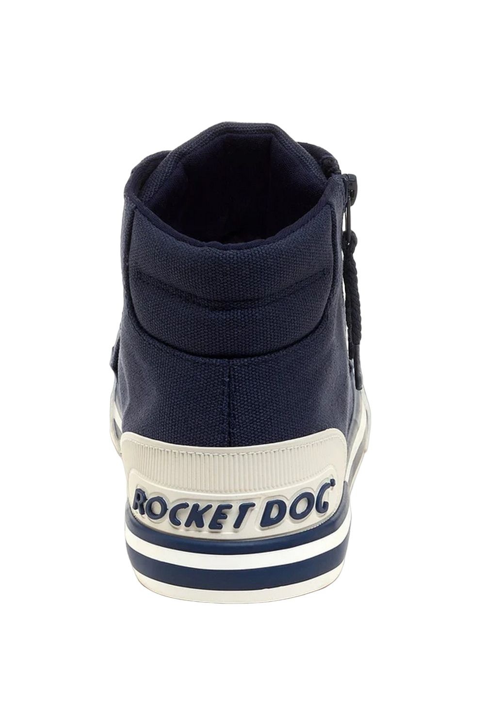 Navy Jazzin Hi Trainers, Image 2 of 6