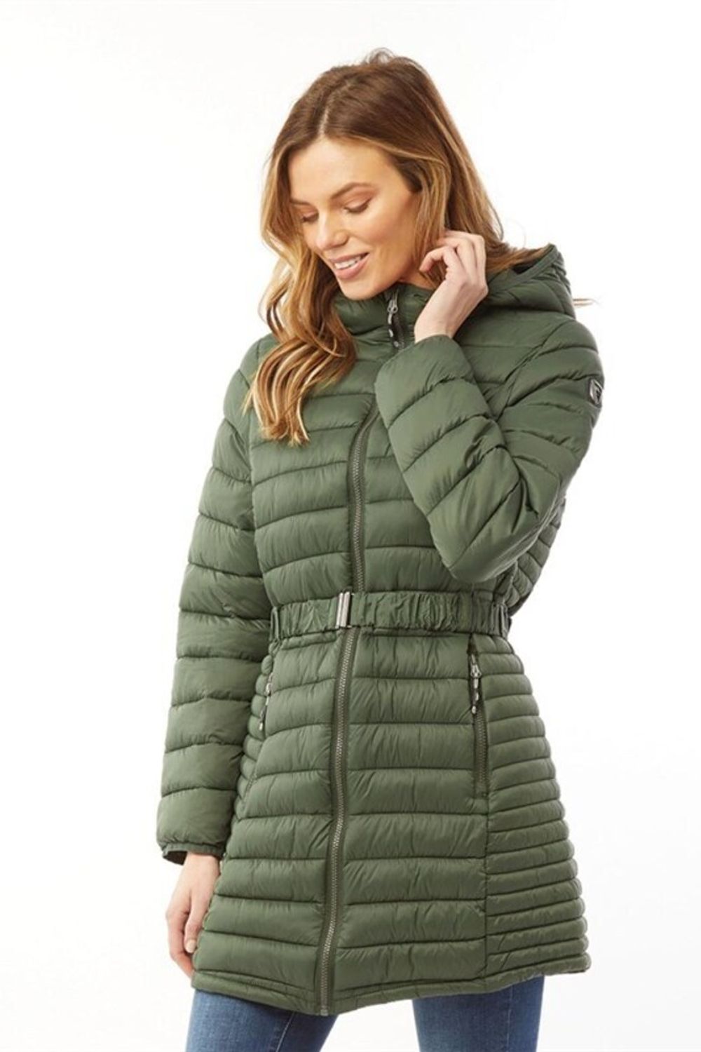 Khaki Trespass Khaki Santuzza Jacket, Image 4 of 6