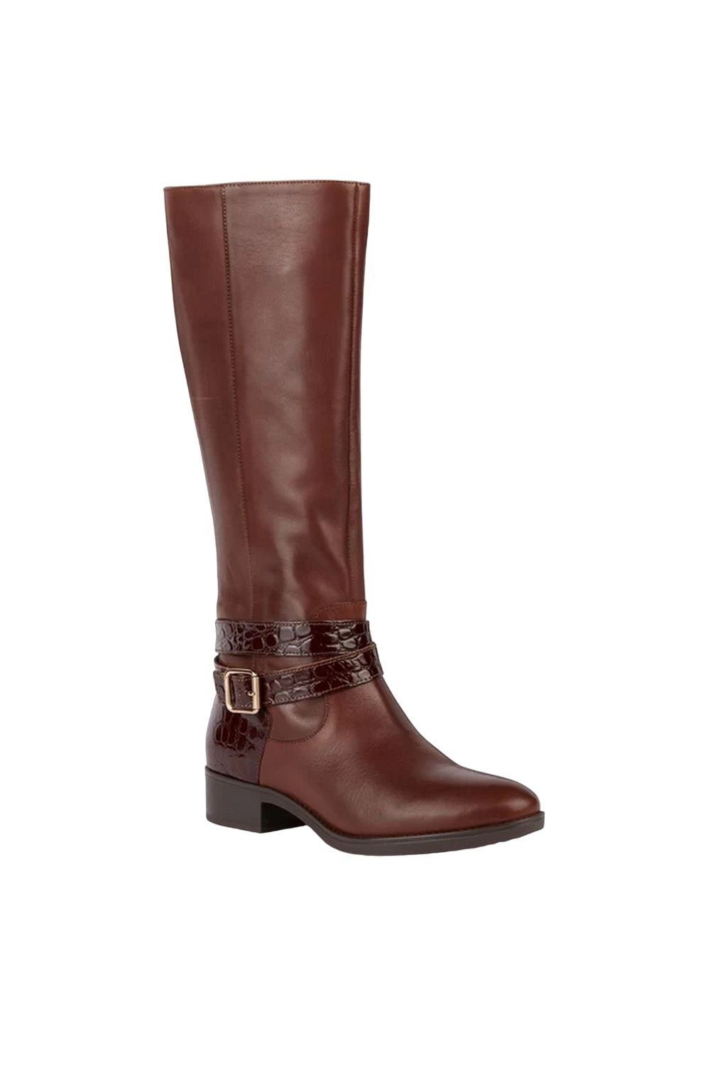 Brown Felicity Leather Boots, Image 1 of 5