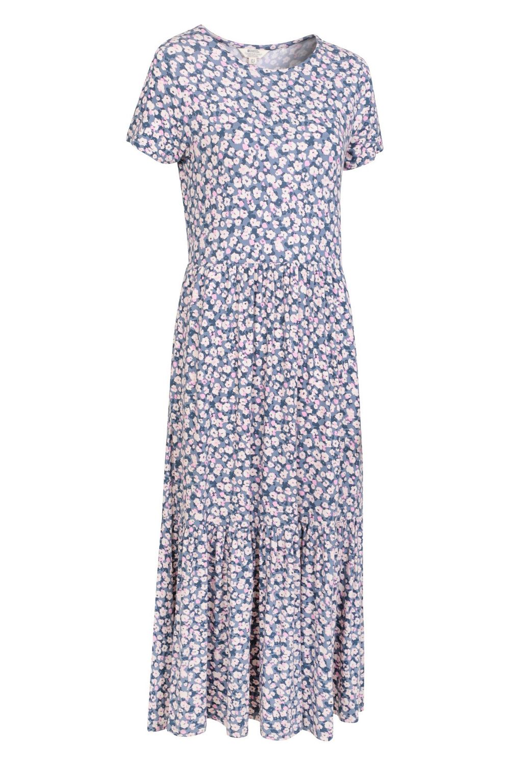 Grey Sardinia Flowers Tiered Dress, Image 3 of 4